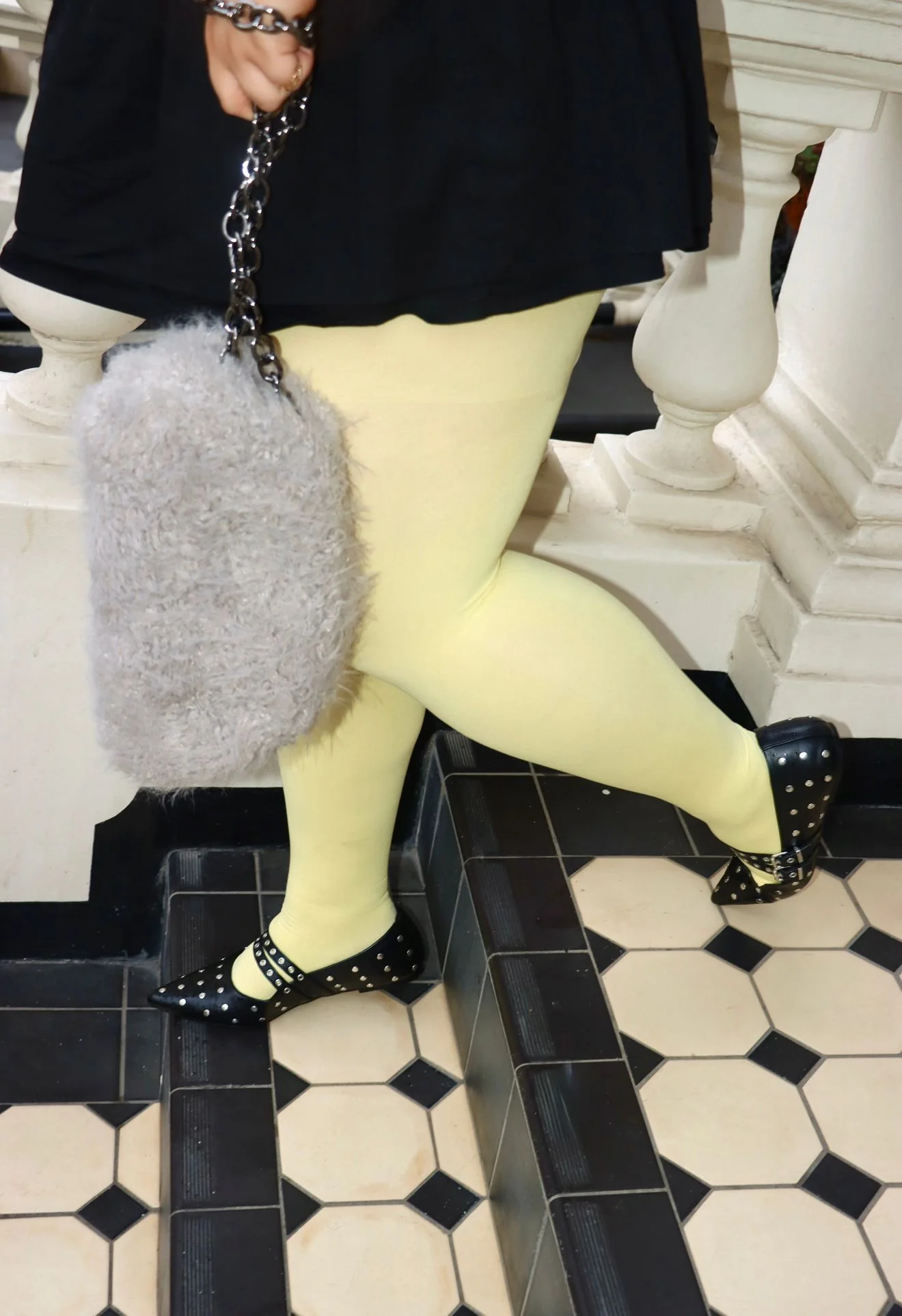 120 Denier Tights - Butter - Image 3