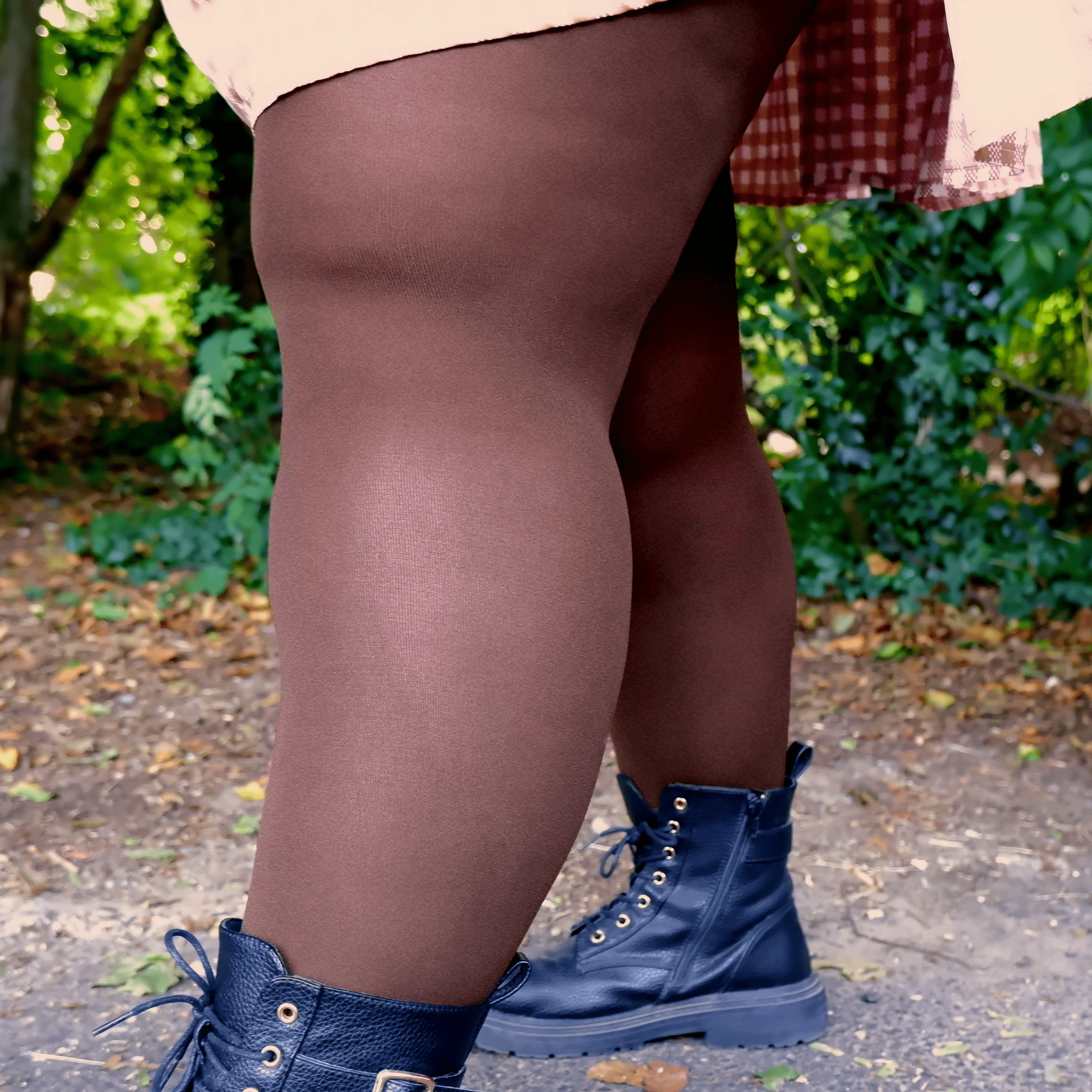 120 Denier Tights - Hot Chocolate - Image 5