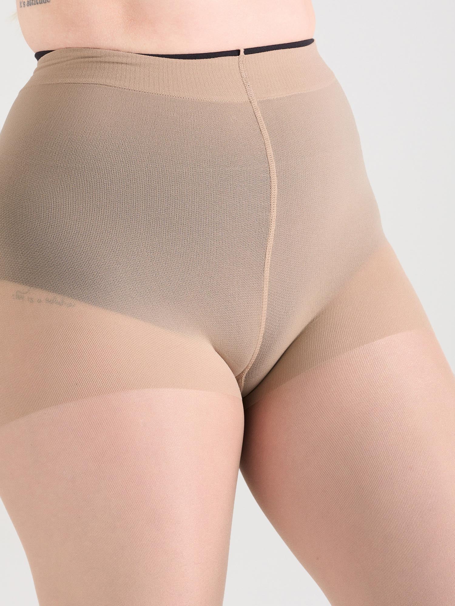 30 Denier Sheer Halo Tights - Builders Tea - Image 11