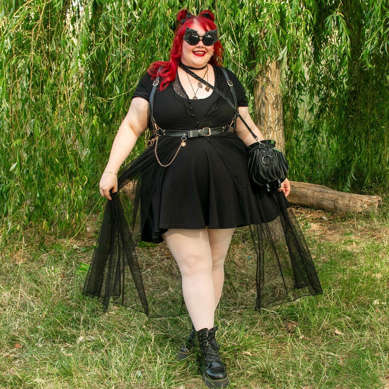 30 Denier Sheer Halo Tights - Majestic - Image 2