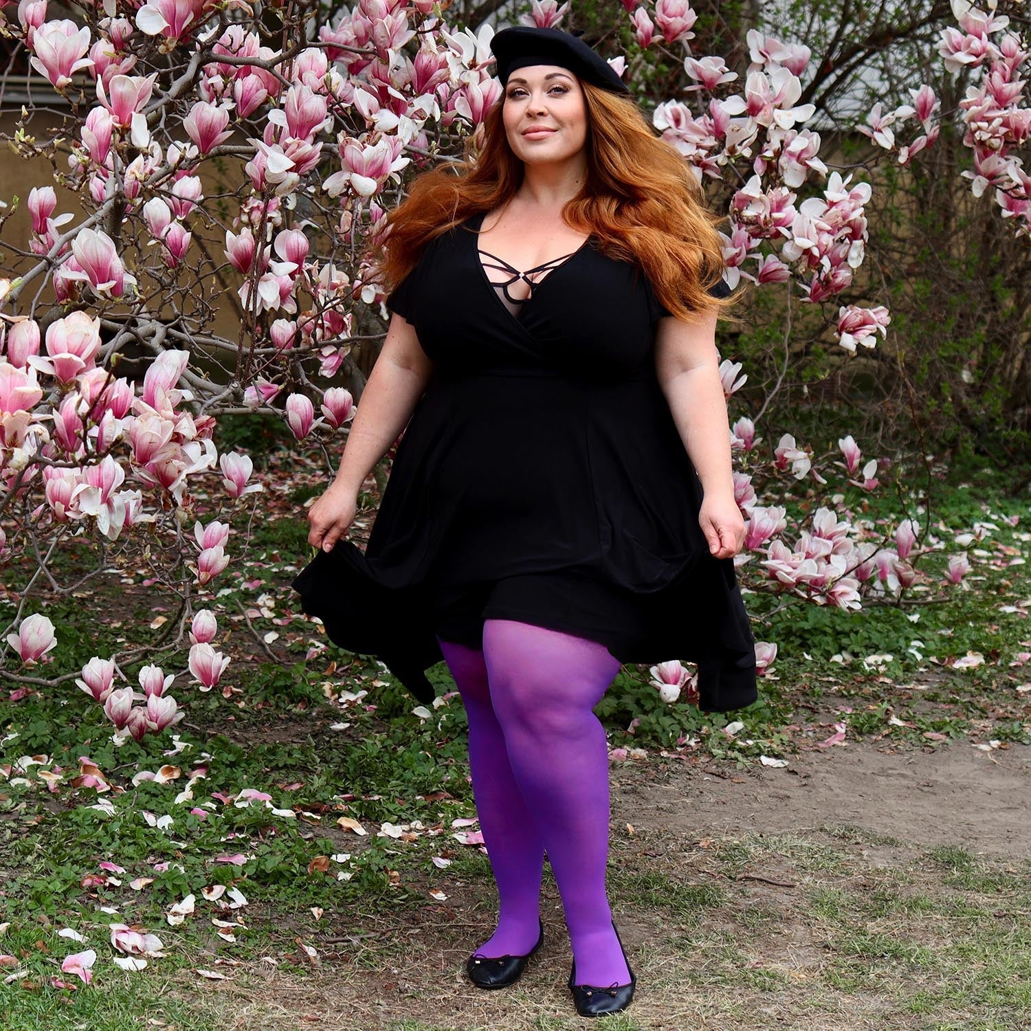30 Denier Sheer Tights - Purple Haze - Image 18