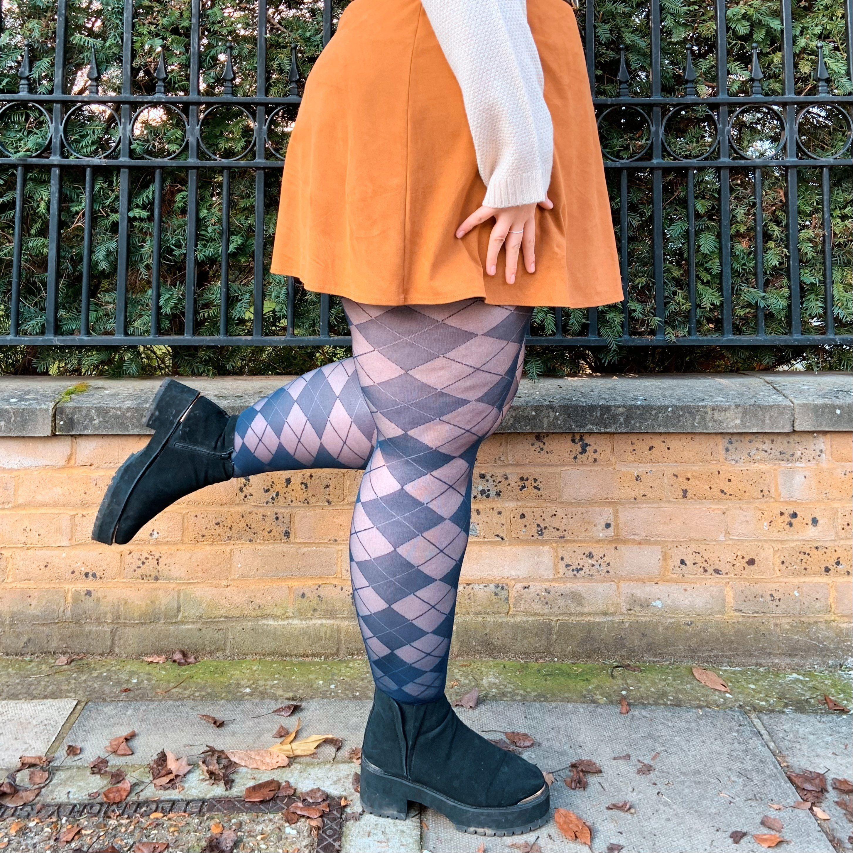 Diamond Tights - Navy - Image 7