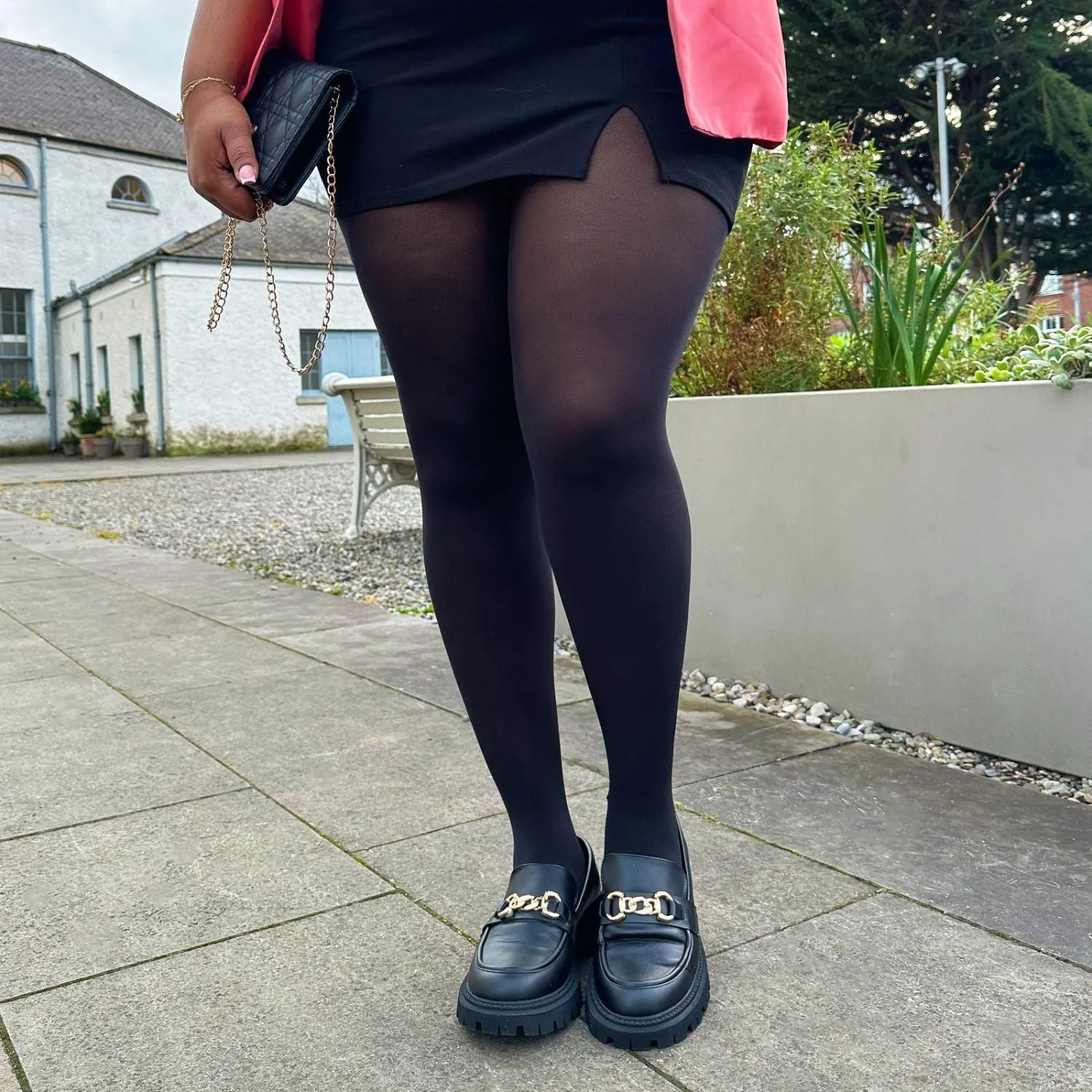 50 Denier Tights - Black - Image 4