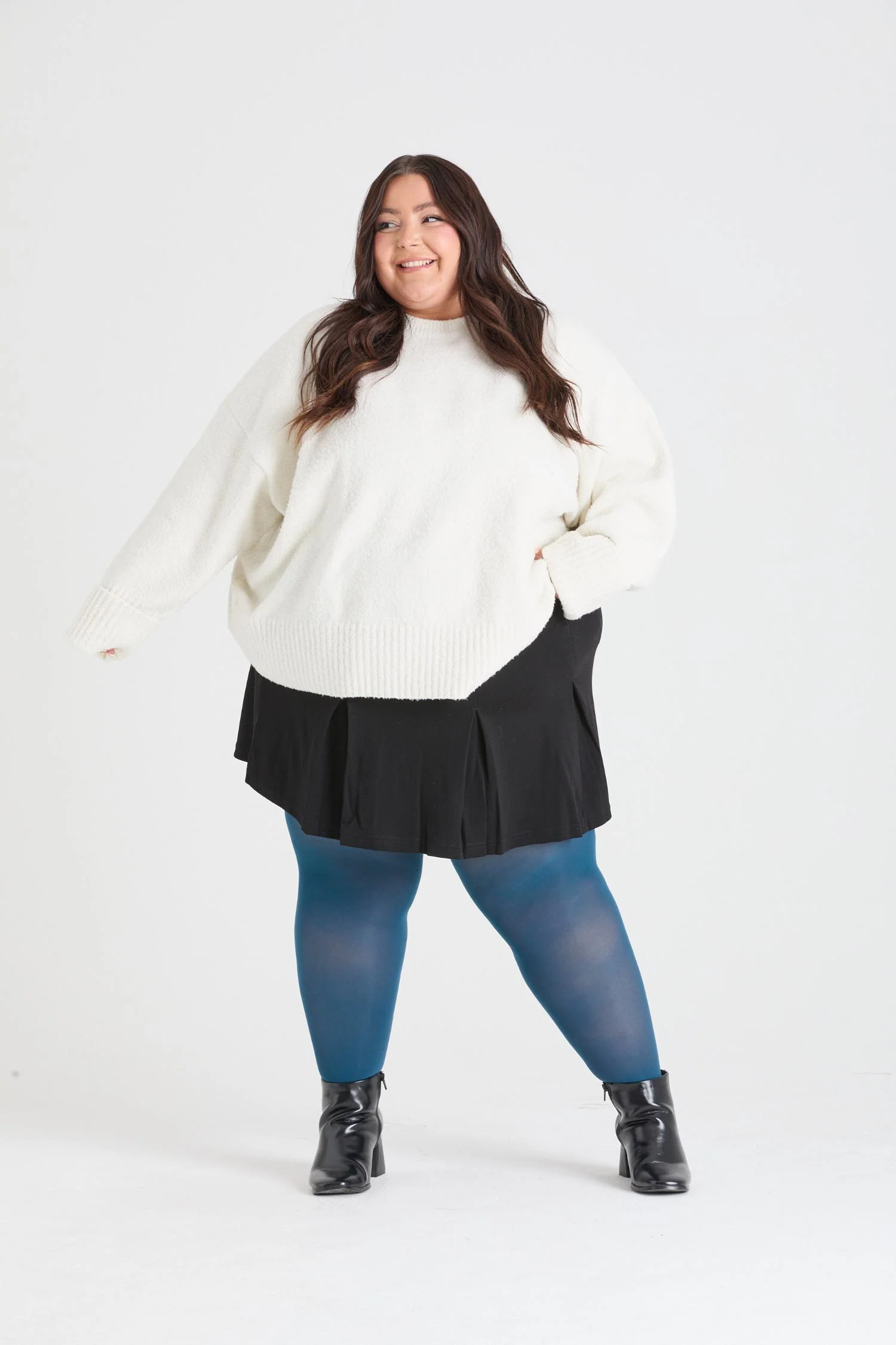 50 Denier Tights - Bone China - Image 2