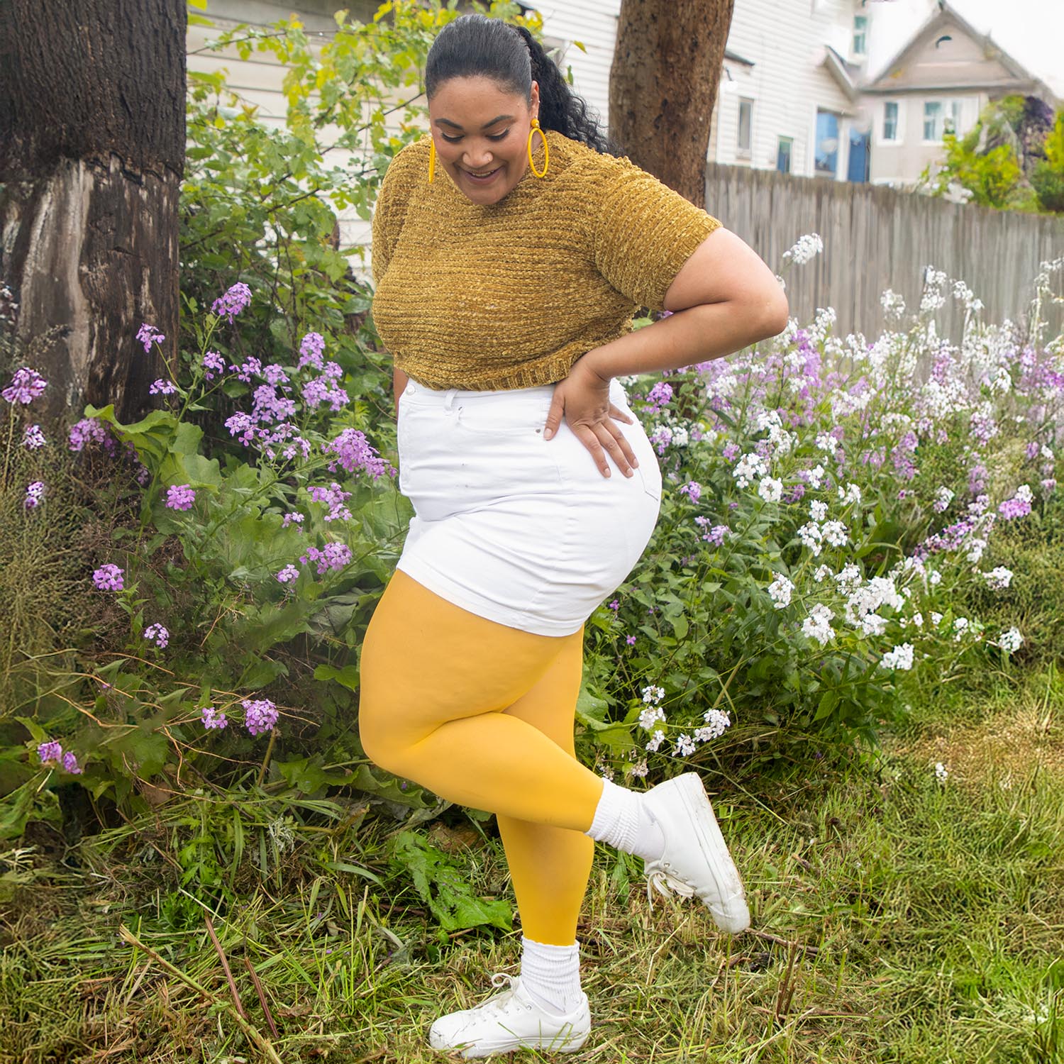 50 Denier Tights - Mimosa - Image 6