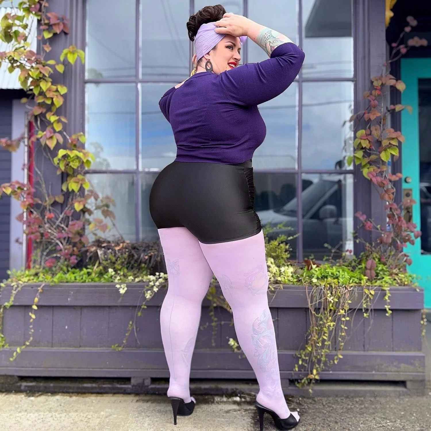 50 Denier Tights - Wisteria - Image 6