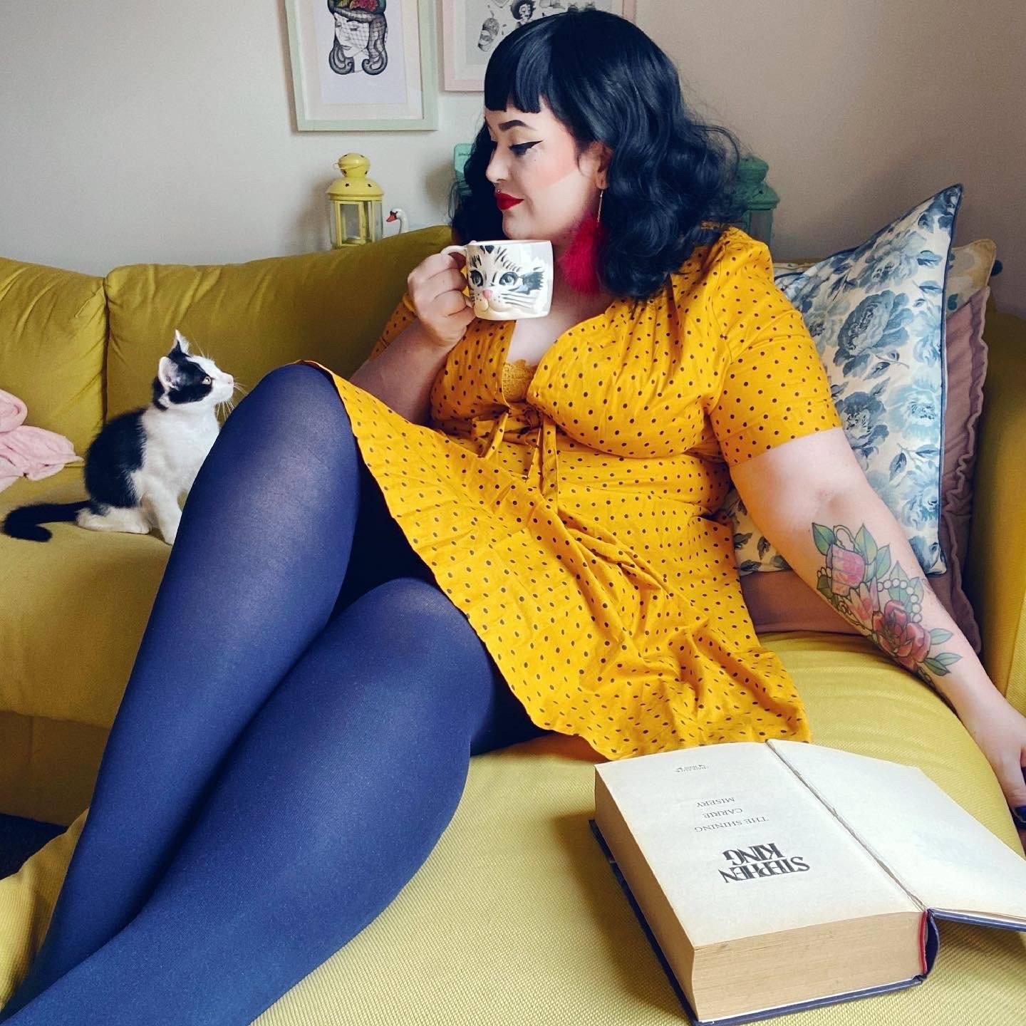 80 Denier Tights - Navy - Image 3