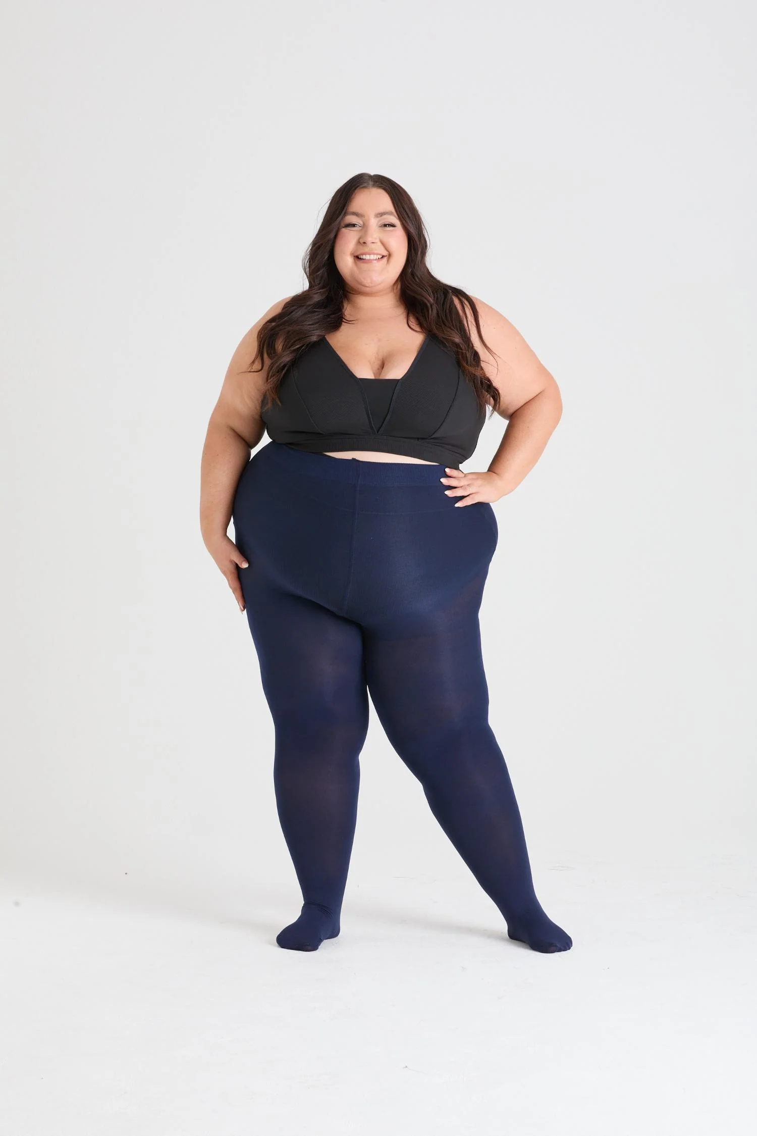 80 Denier Tights - Navy - Image 9