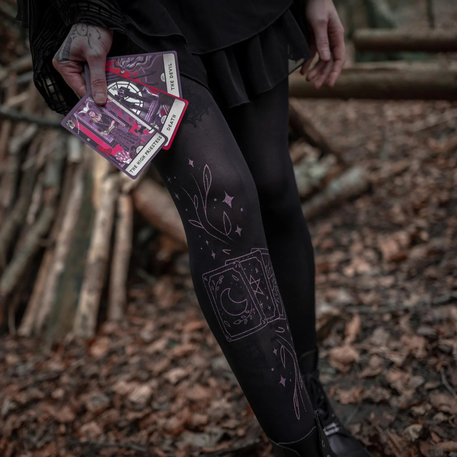 80 Denier Opaque Tights - Tarot - Image 3