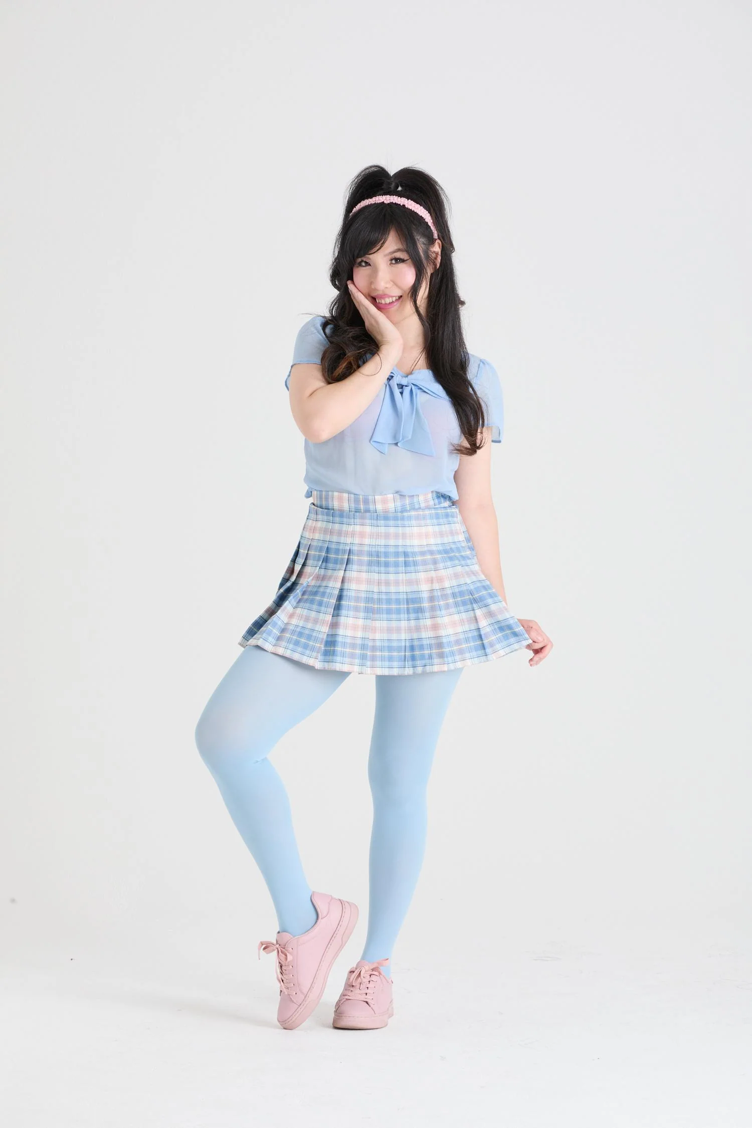 80 Denier Tights - Menthe Glacier - Image 7