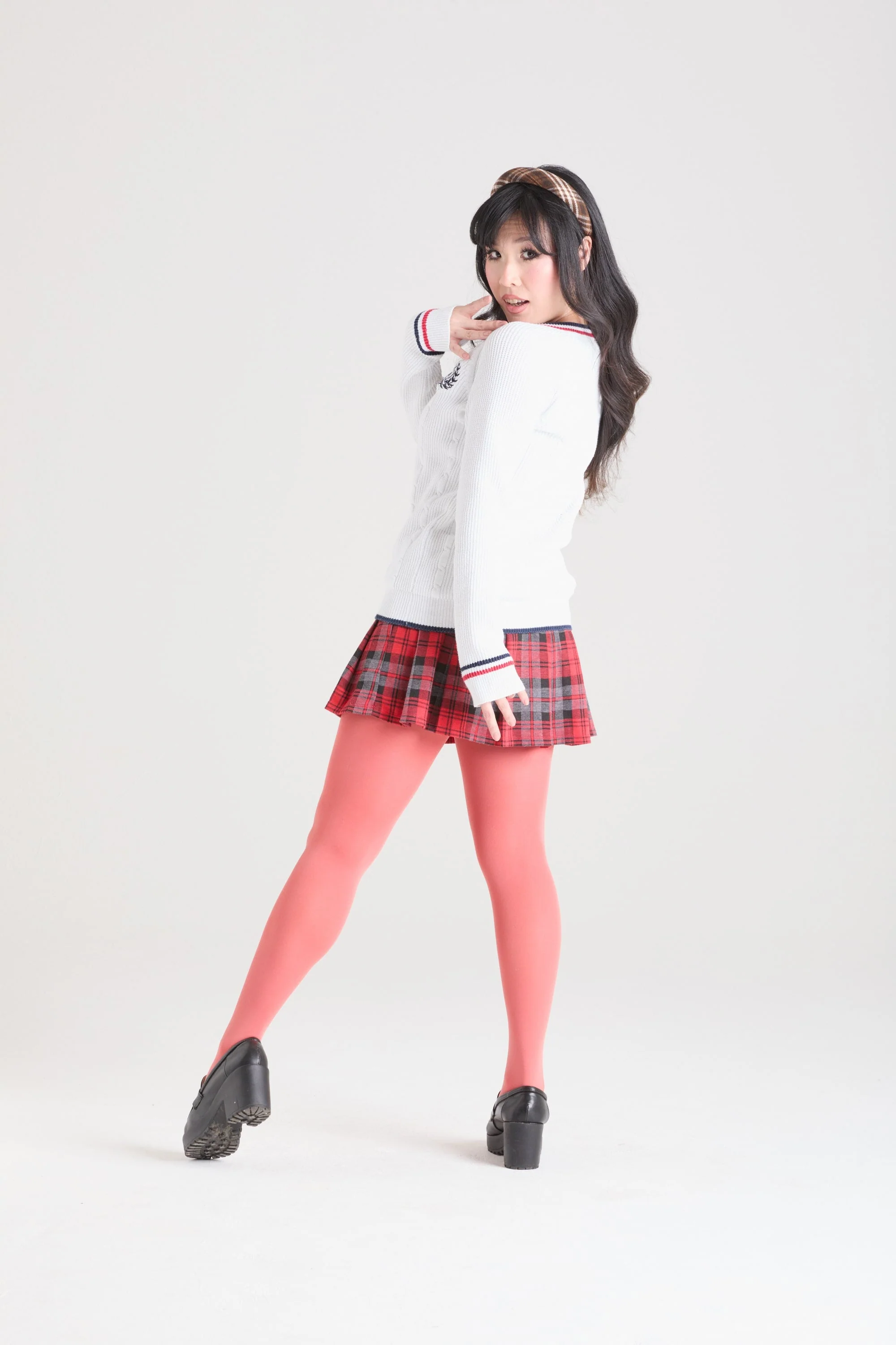 80 Denier Tights - Peach Party - Image 4