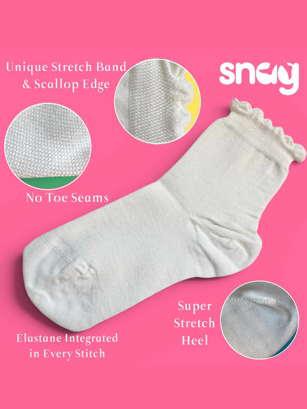 Ultimate Bamboo Ankle Socks - Happy Feet 4 Pair Bundle - Image 12