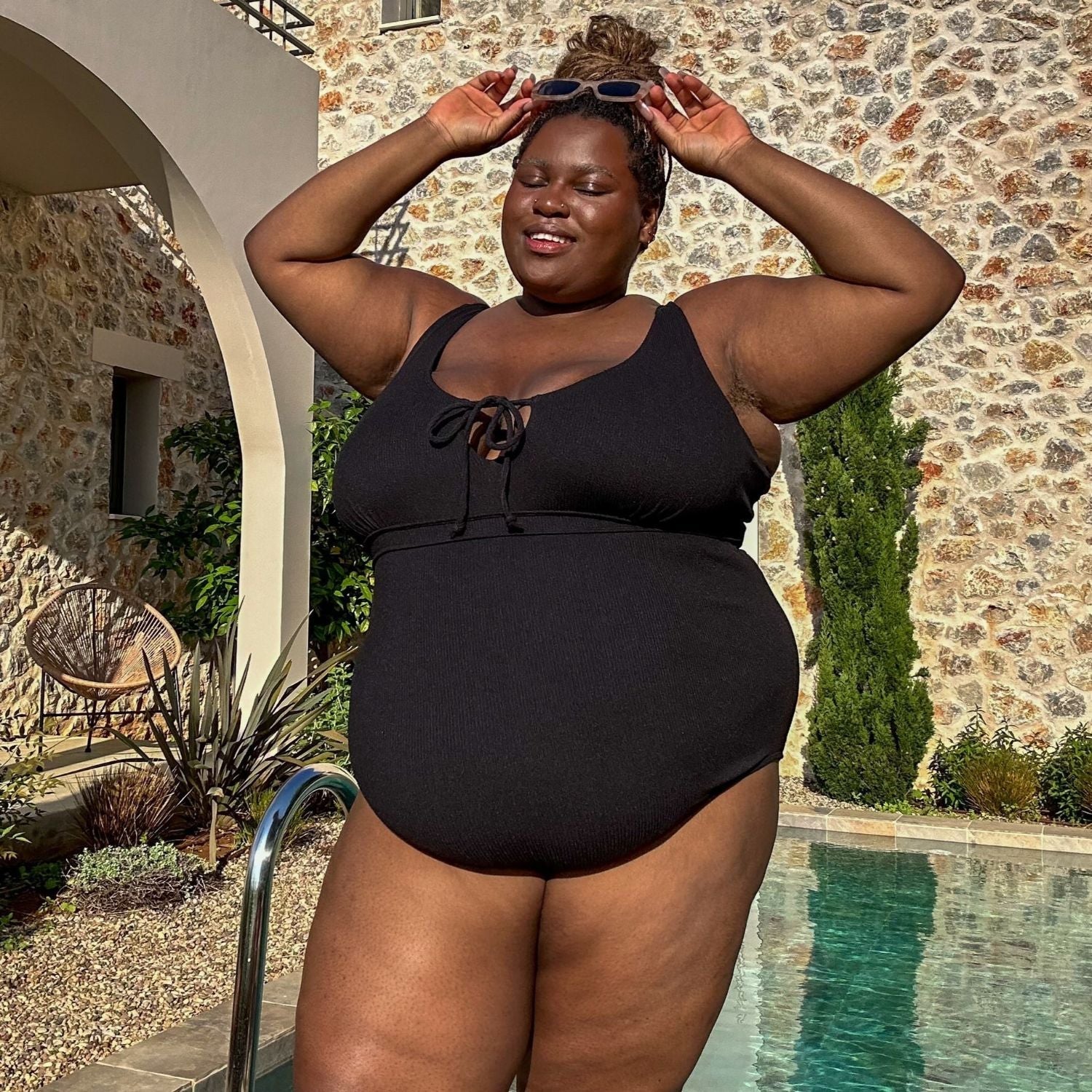 I'll Be Right Here Swimsuit - Black - Image 26