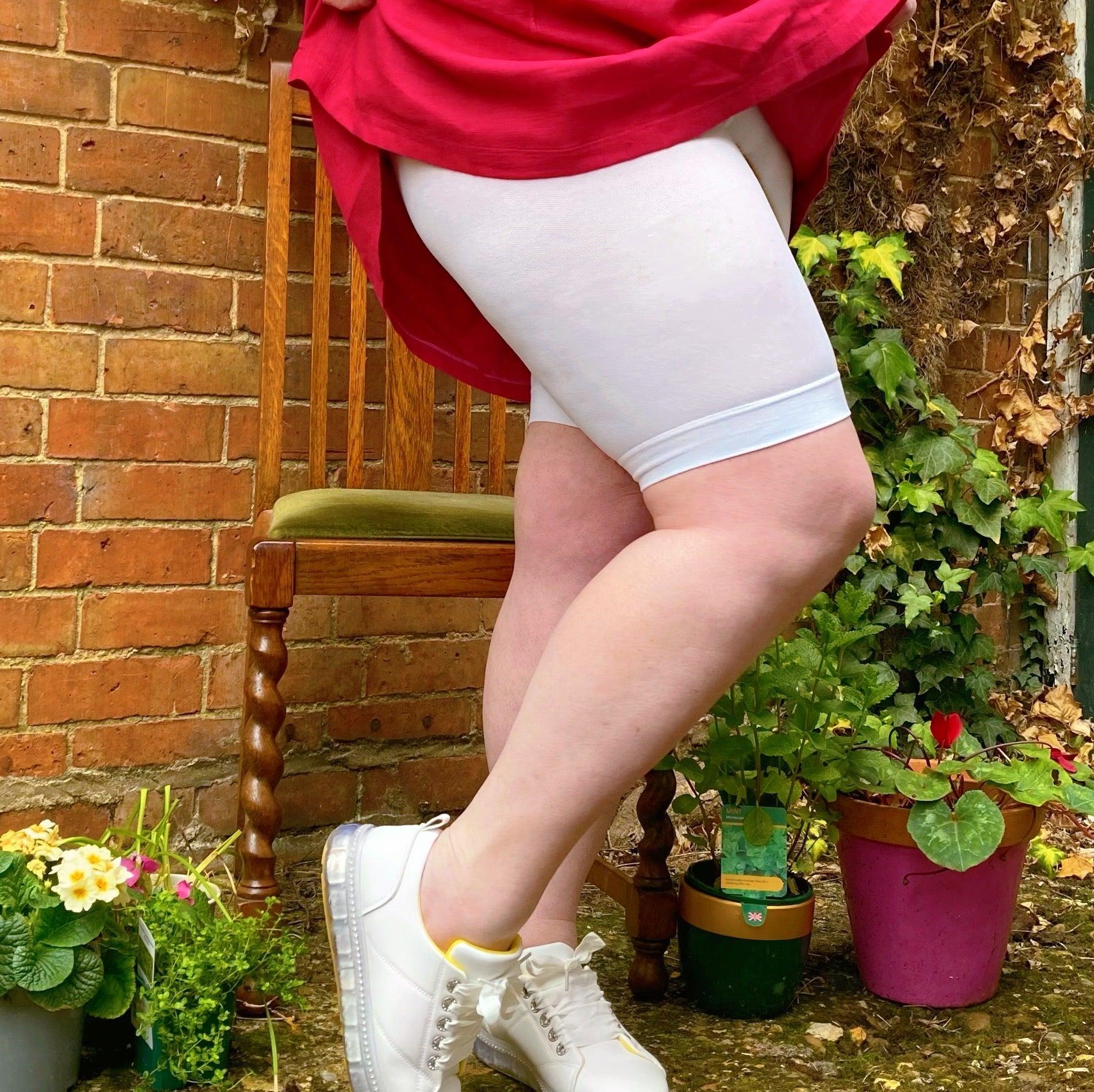 Stay Cool Chub Rub Shorts - White - Image 3
