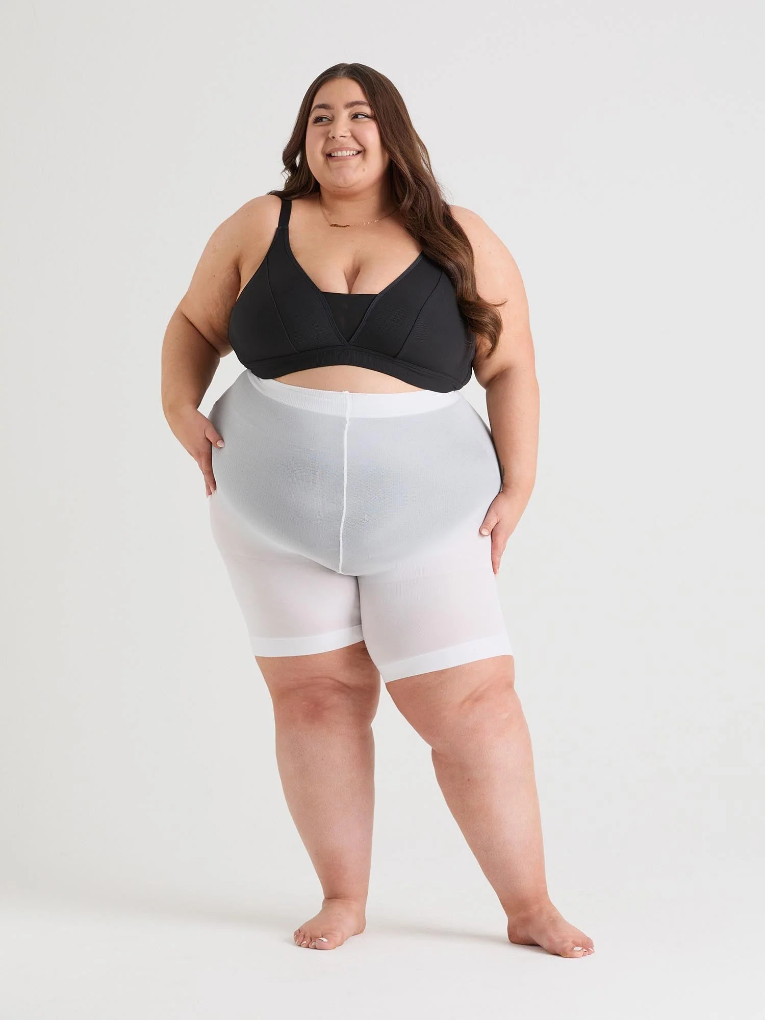 Stay Cool Chub Rub Shorts - White - Image 8
