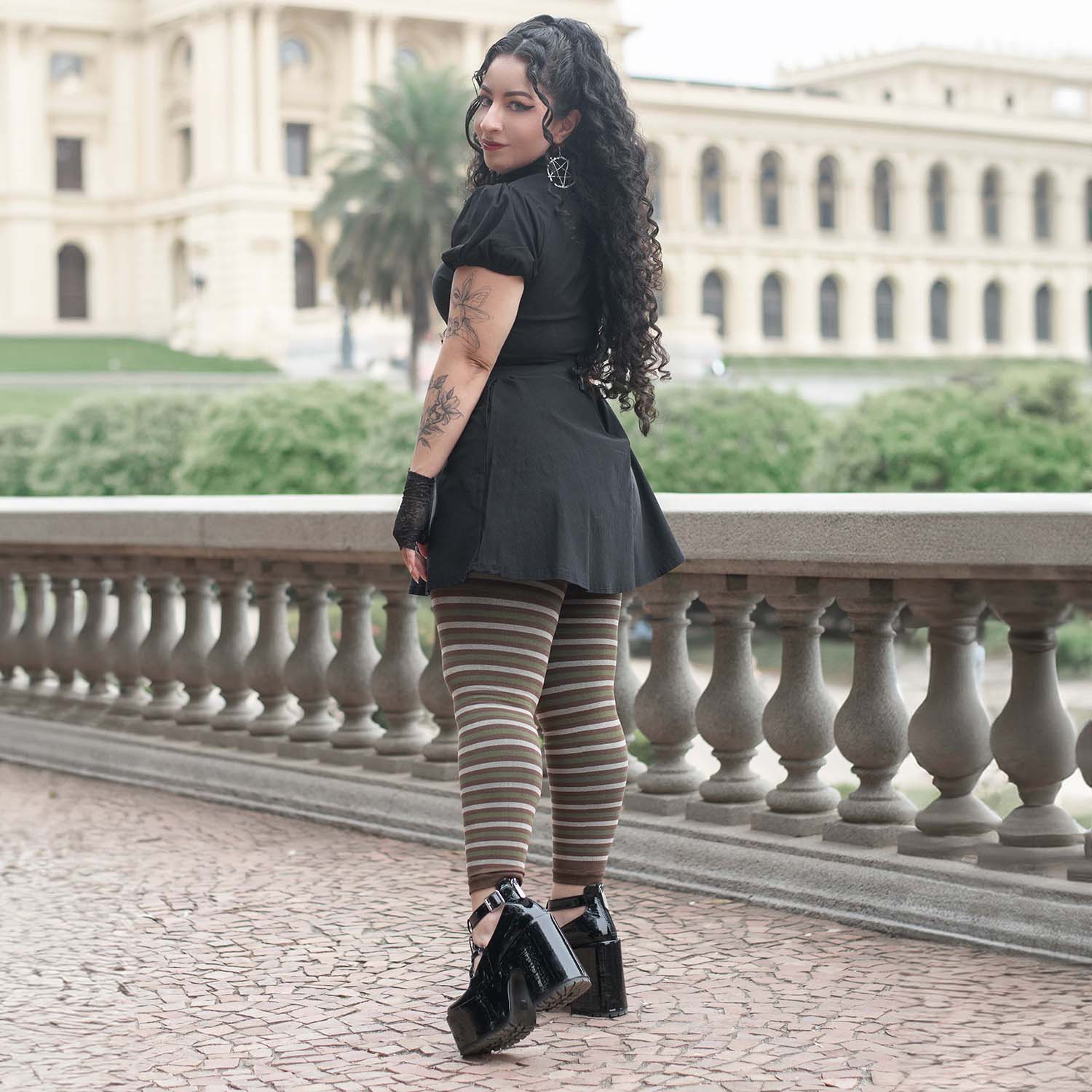 Cinnabar Footless Tights - Tyria - Image 4