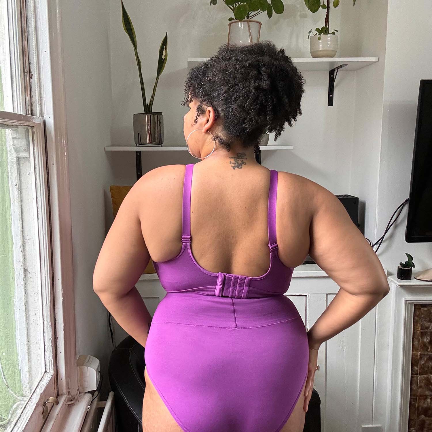 Comfort Cotton Bra - Grape Escape - Image 8