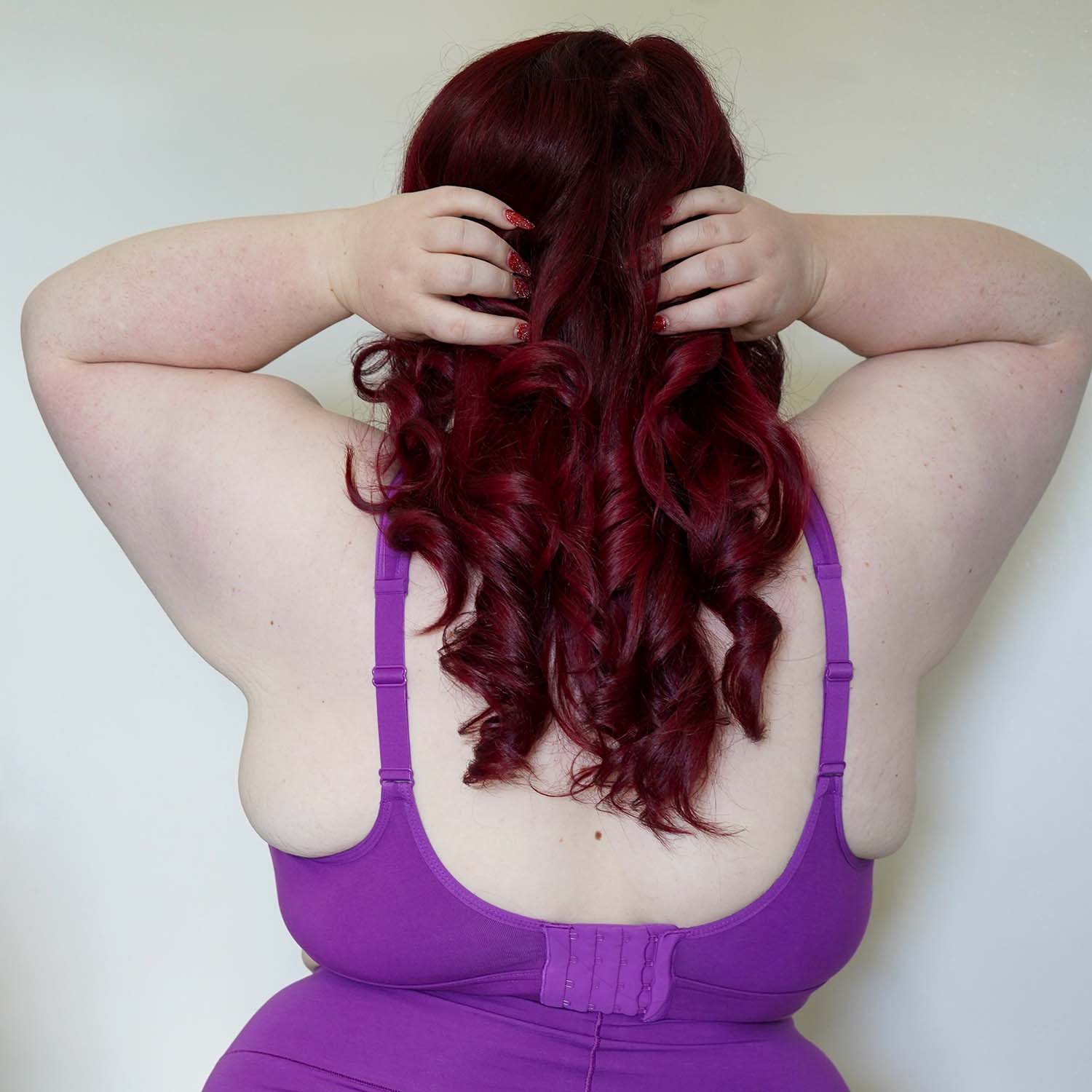 Comfort Cotton Bra - Grape Escape - Image 9