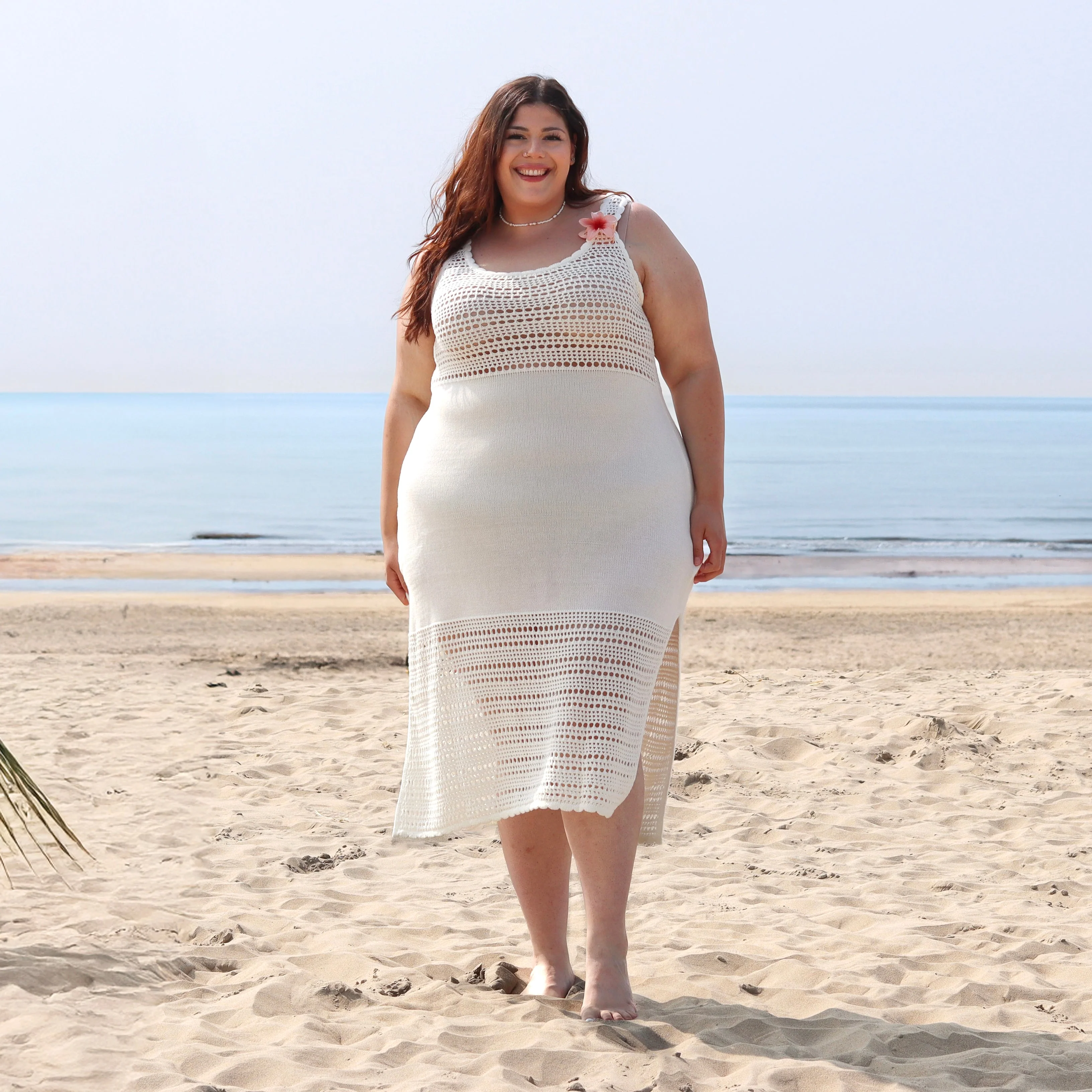 Porto Fino Midi Dress - Vanille - Image 10