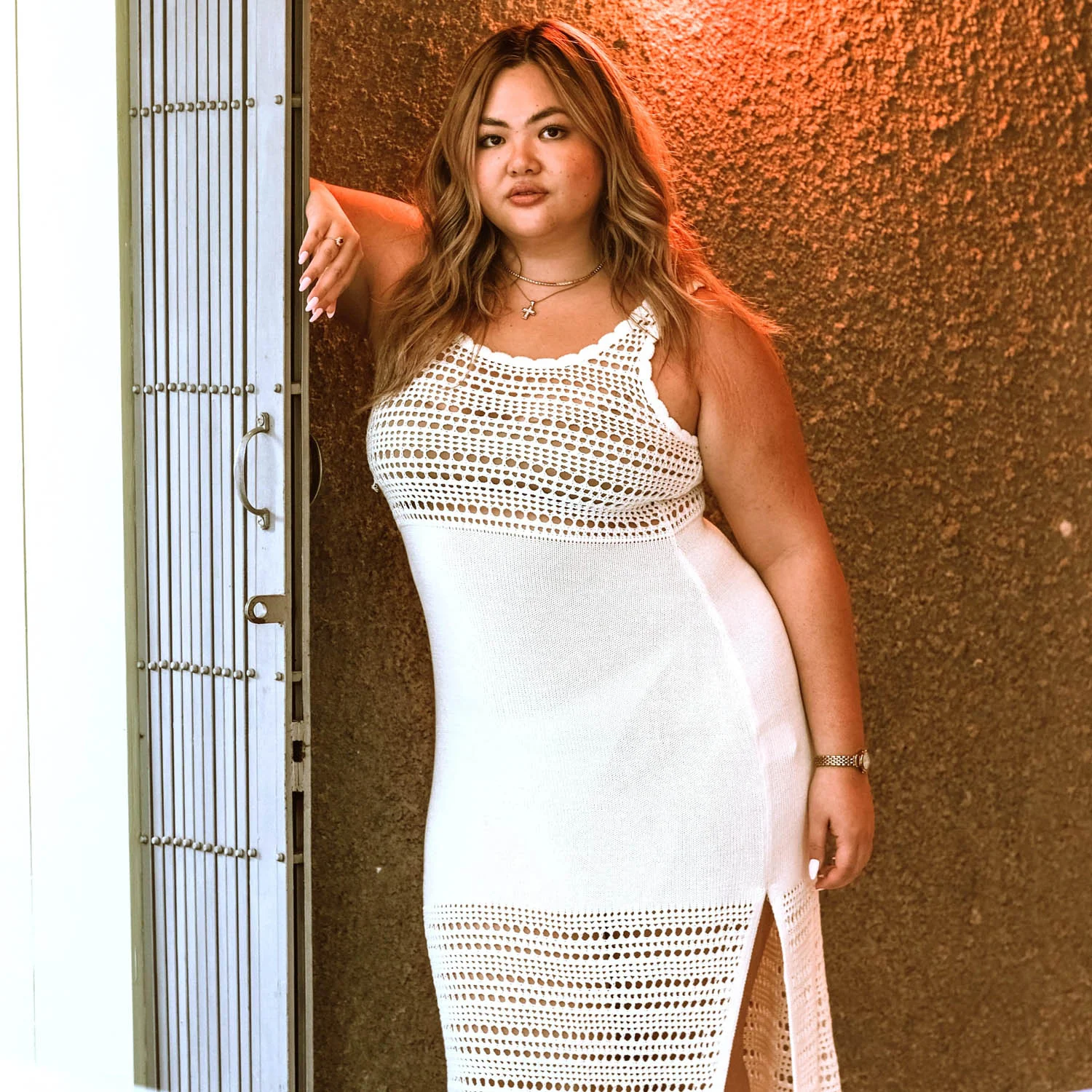 Porto Fino Midi Dress - Vanille - Image 7
