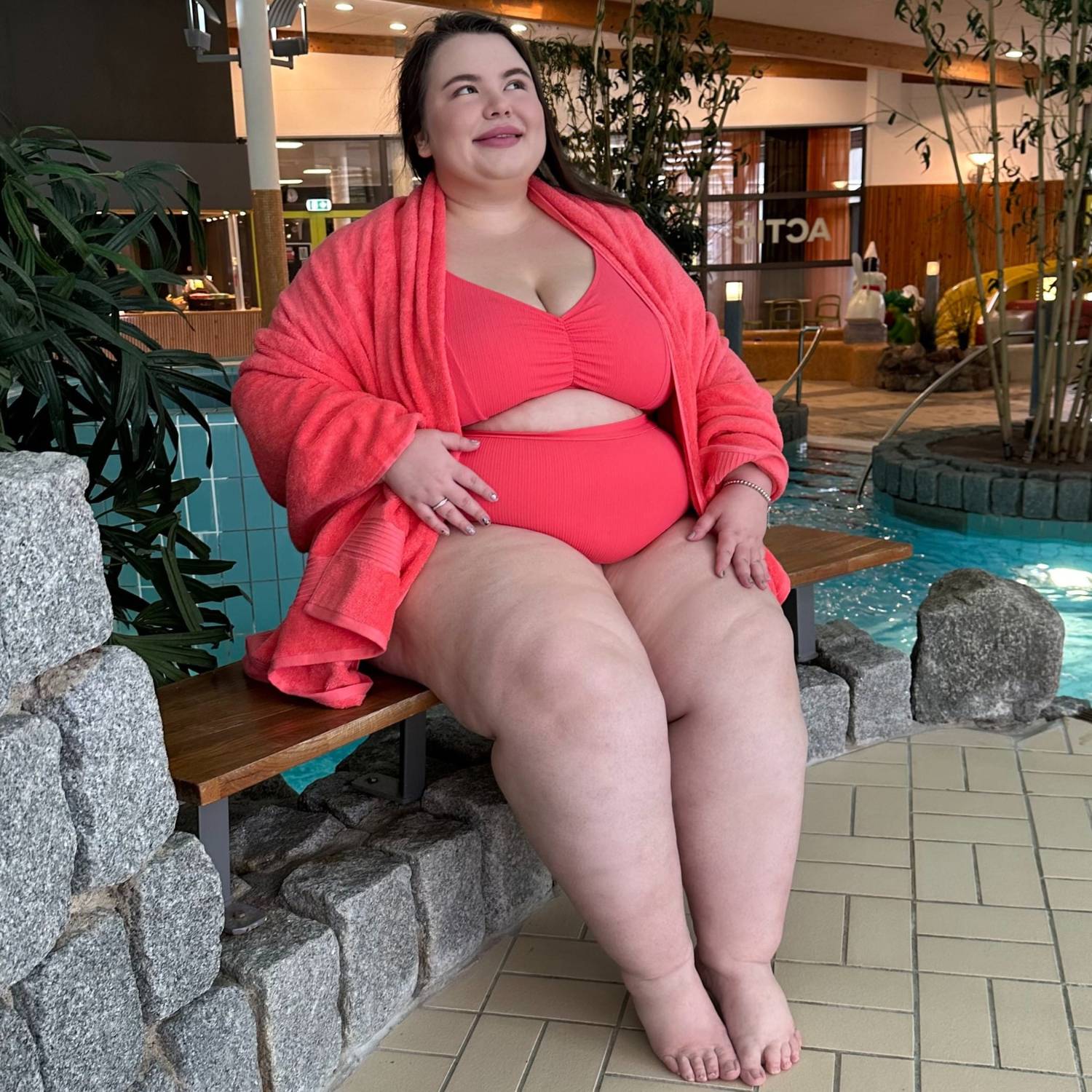 Hasta La Vista Bikini Bottoms - Coral - Image 14