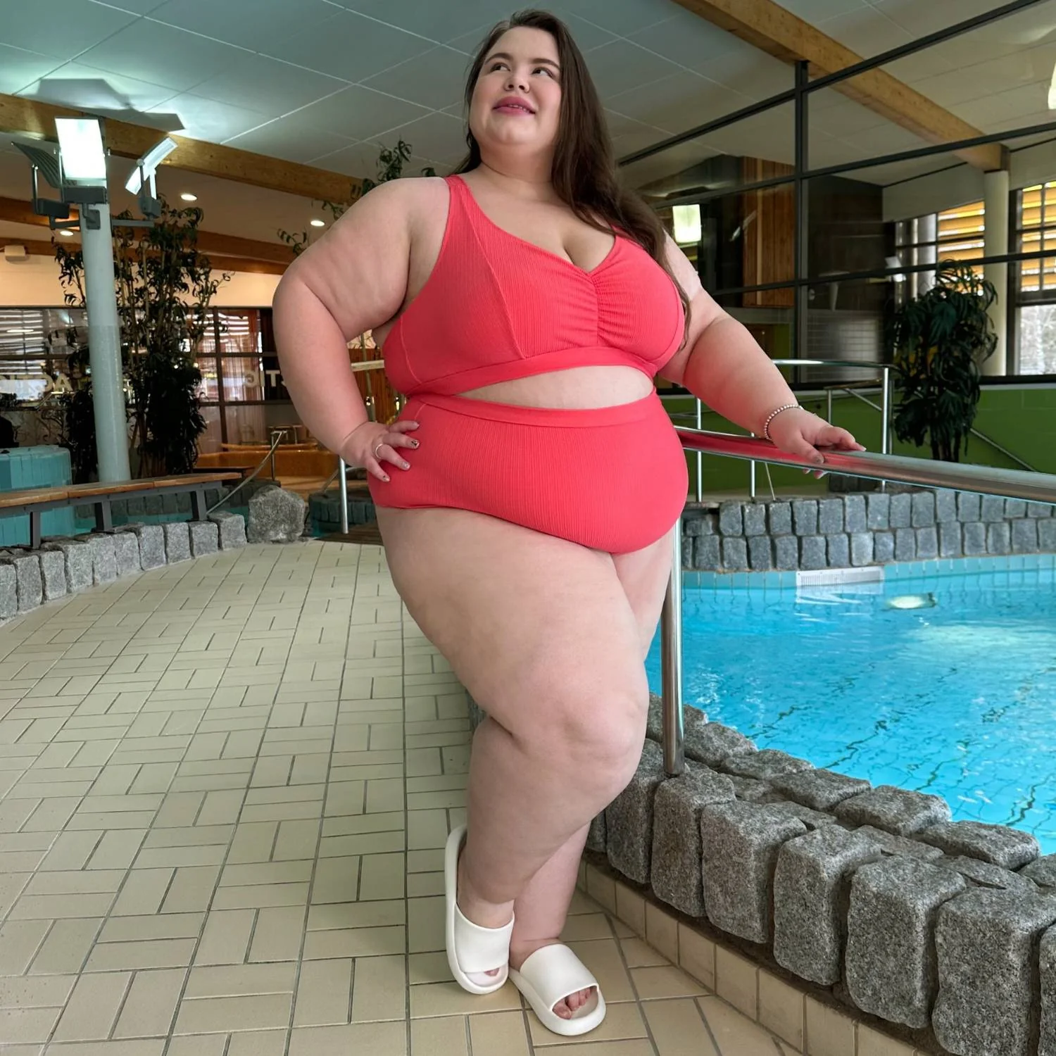 Hasta La Vista Bikini Bottoms - Coral - Image 15