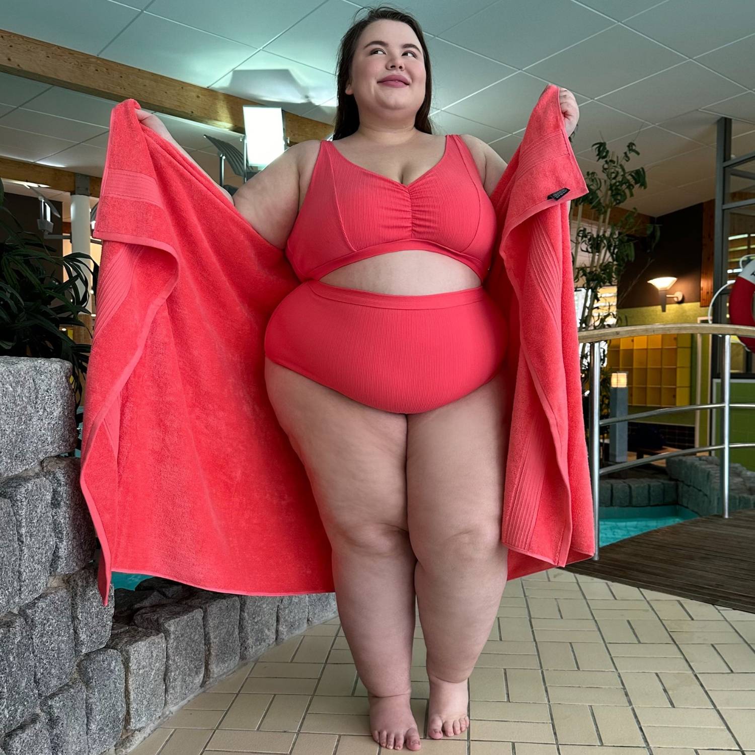 Hasta La Vista Bikini Bottoms - Coral - Image 21