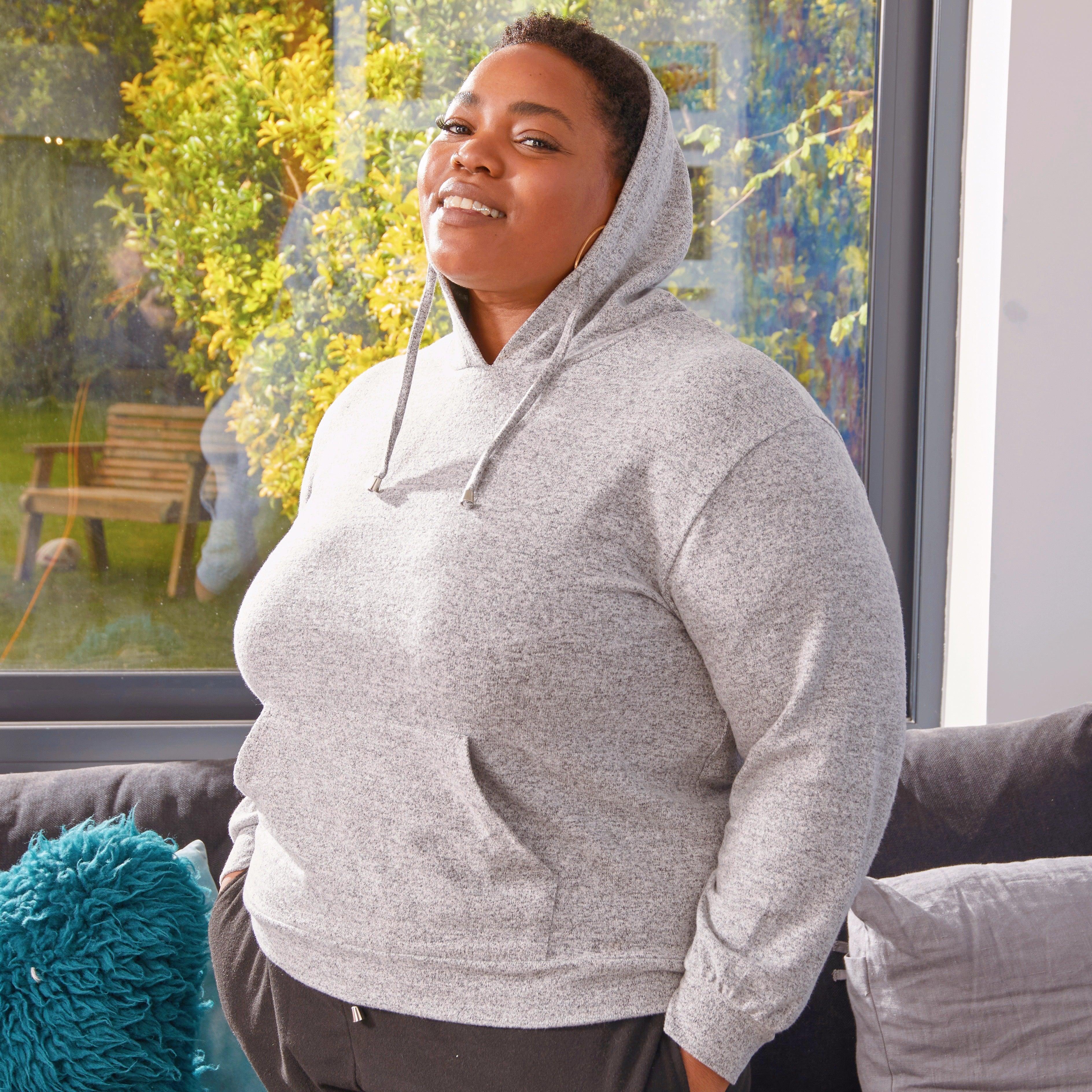 Hoodie - Grey Marl - Image 4