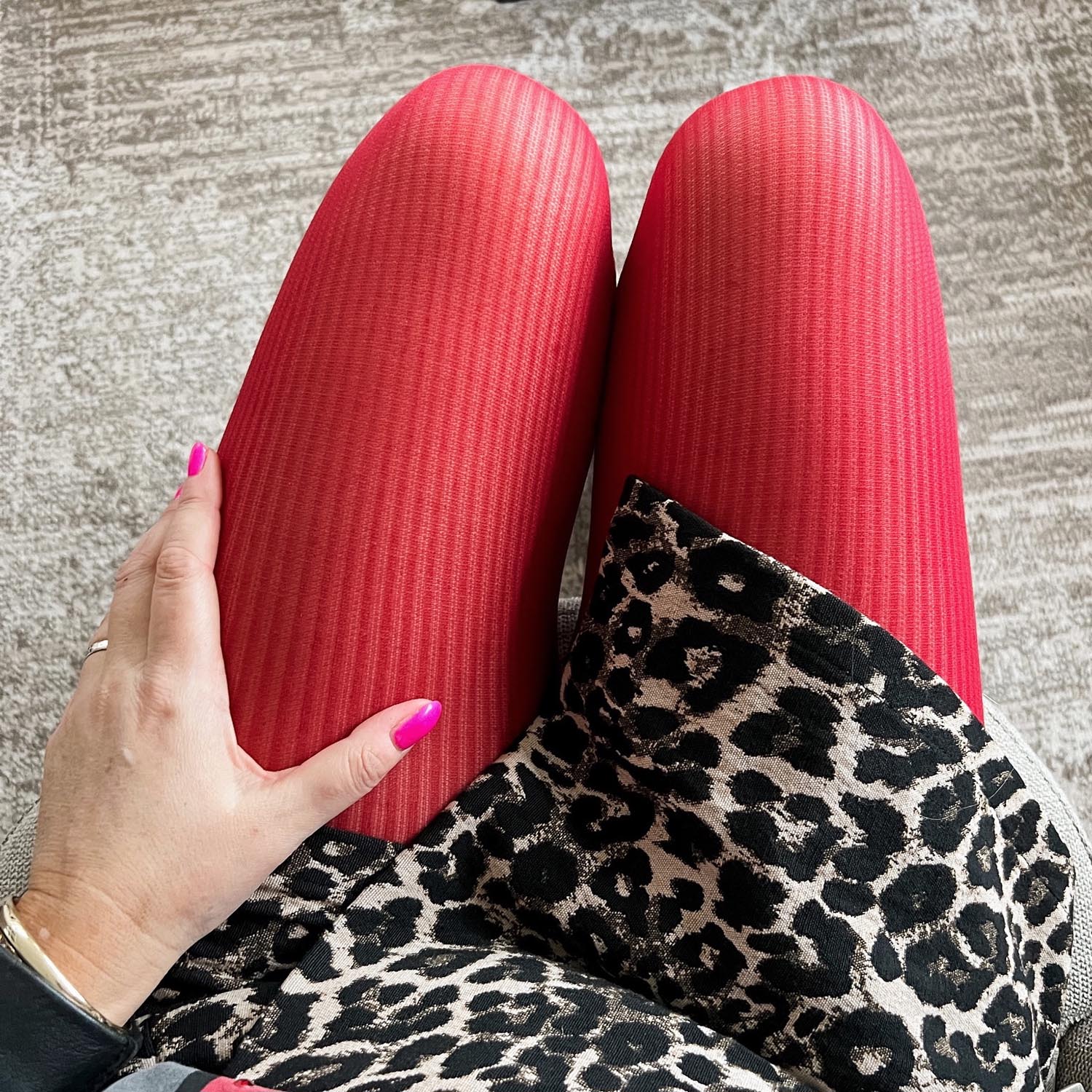 Ionic Ribbed Tights - Pirouette - Image 7