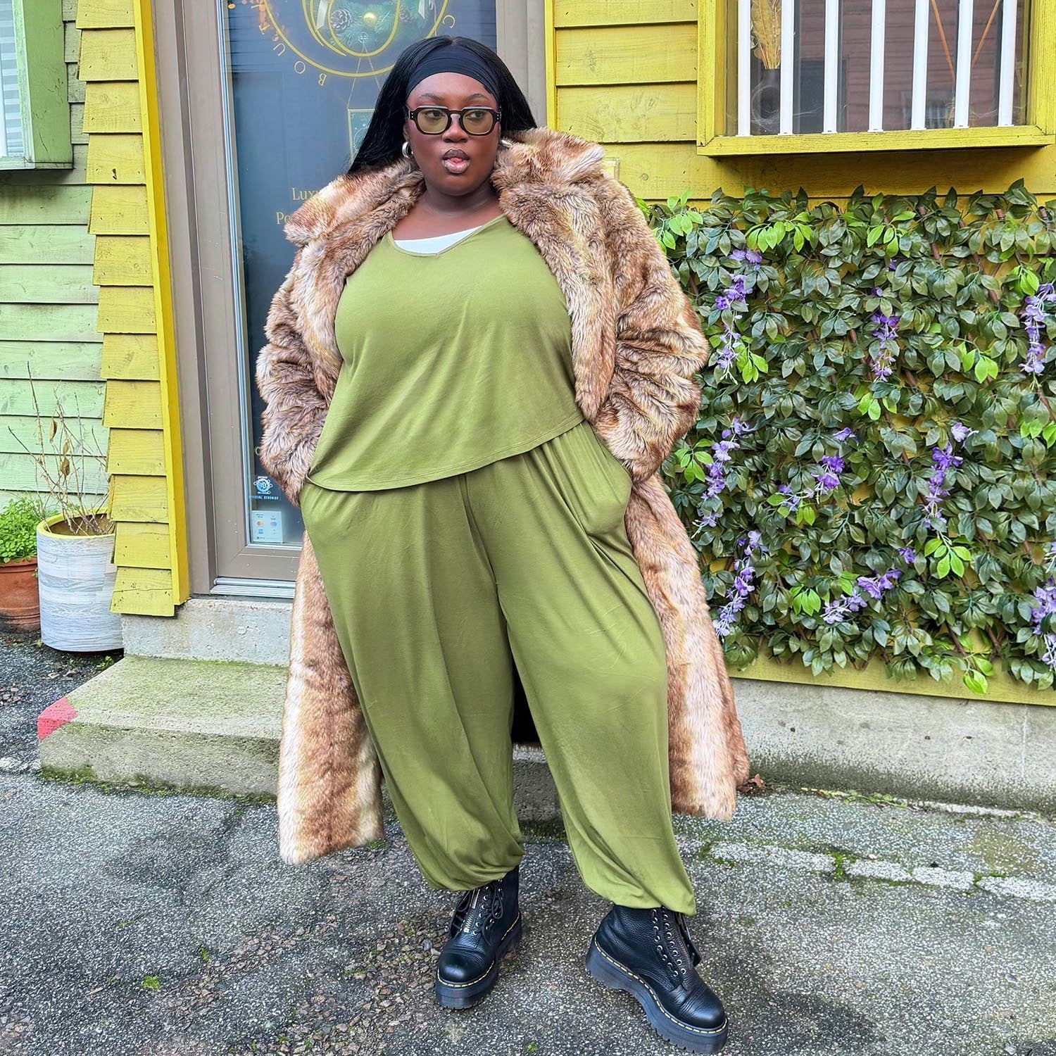 The Marsha Top - Olive - Image 8