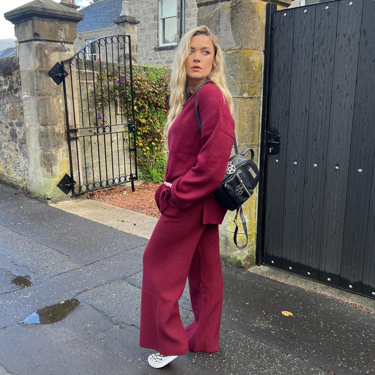 Knit Longline Jumper - Roast - Image 14