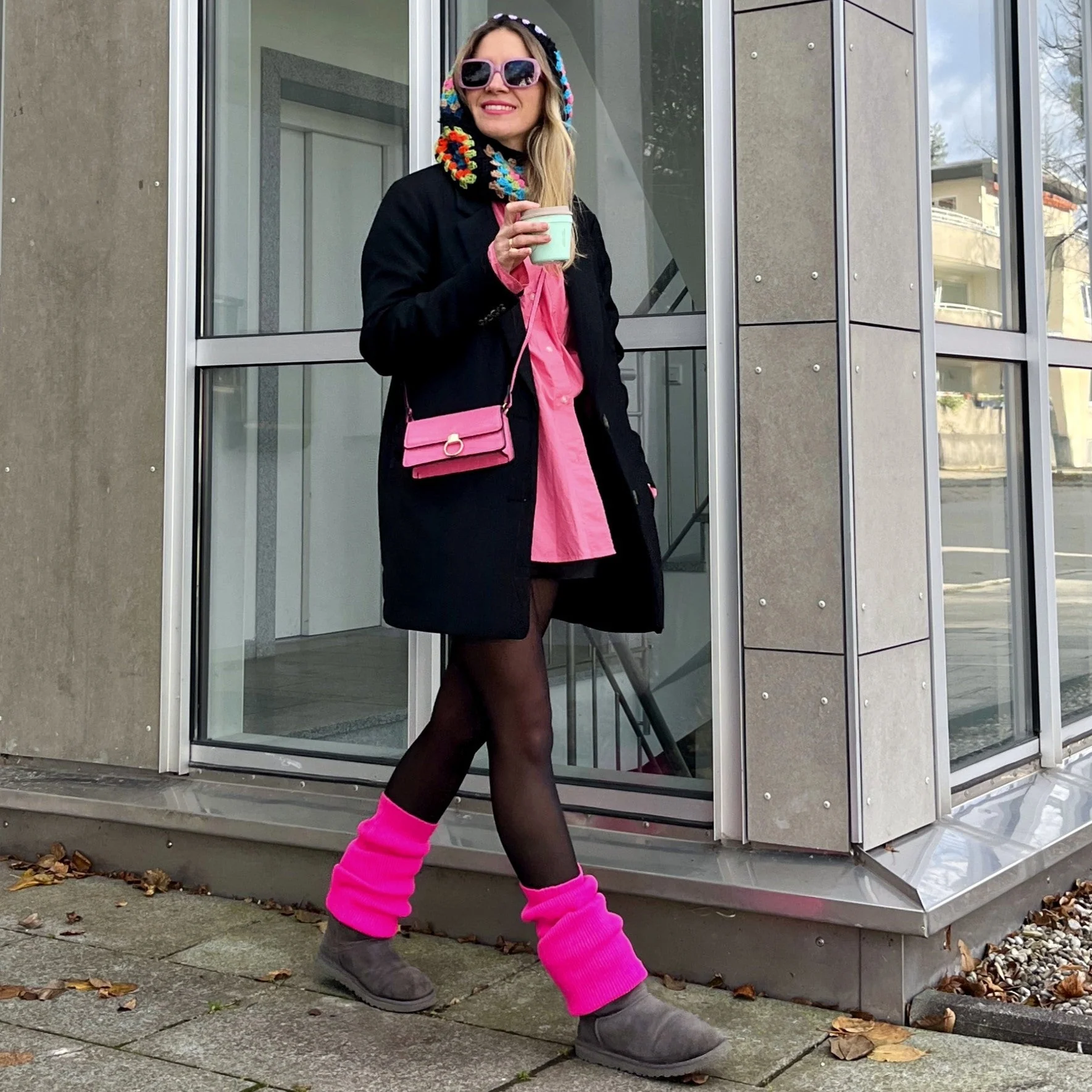 Leg Warmers - Neon Pink - Image 4