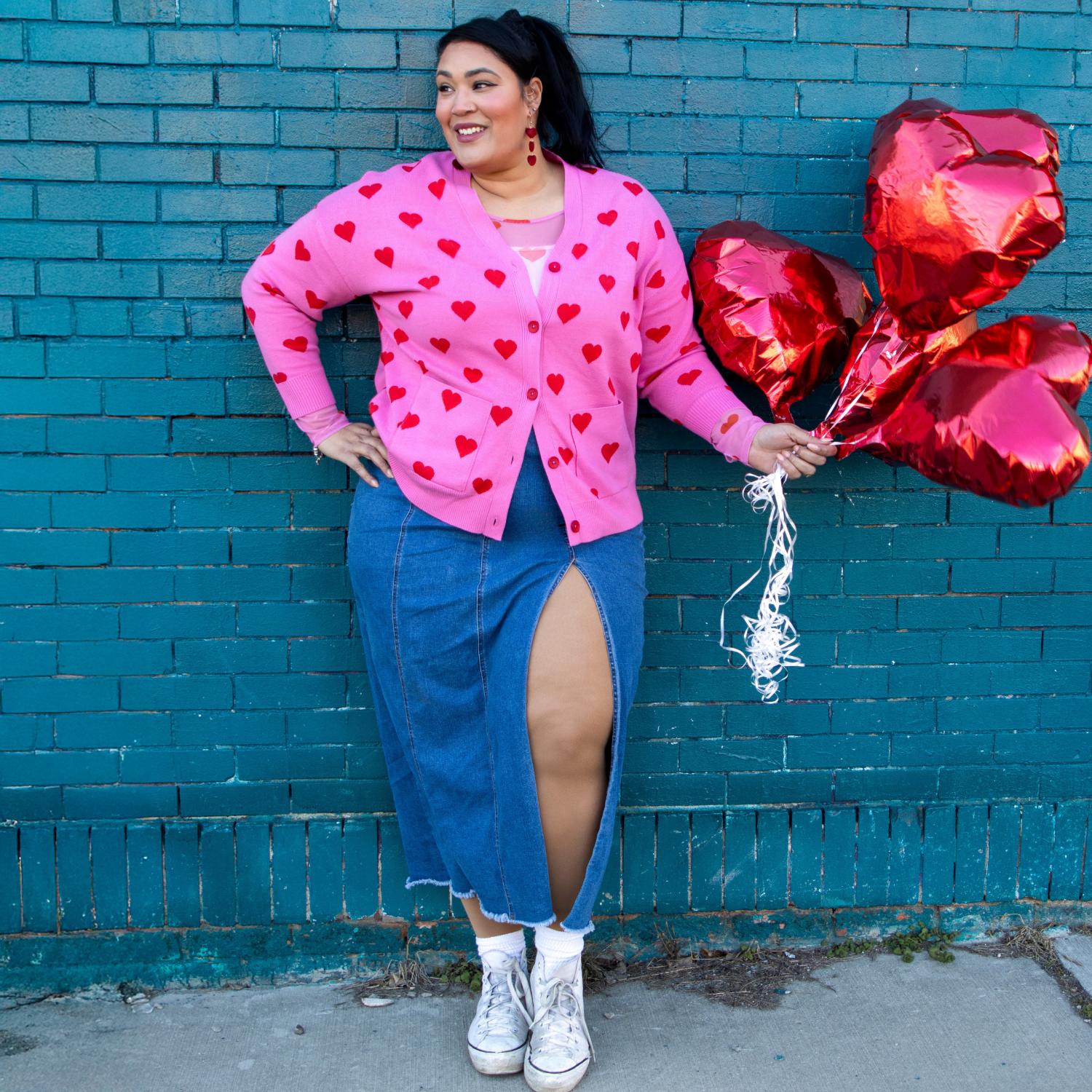 Cotton Rich Cardigan - Love Me - Image 3