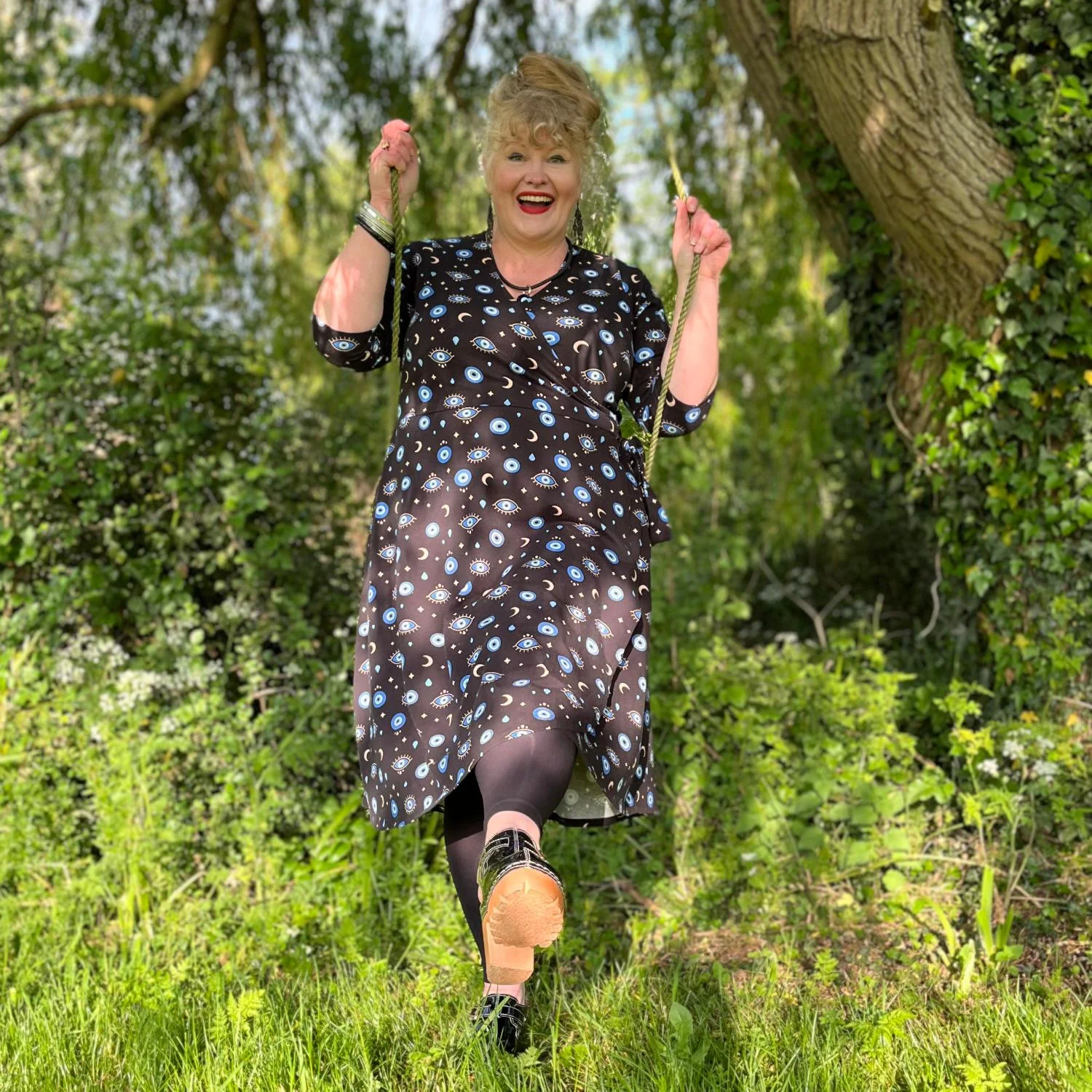 Malocchio Wrap Dress - Image 17