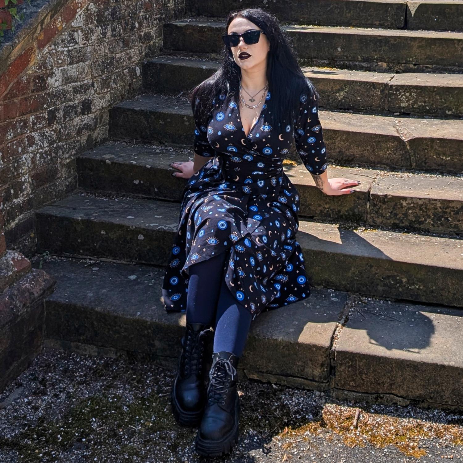 Malocchio Wrap Dress - Image 2
