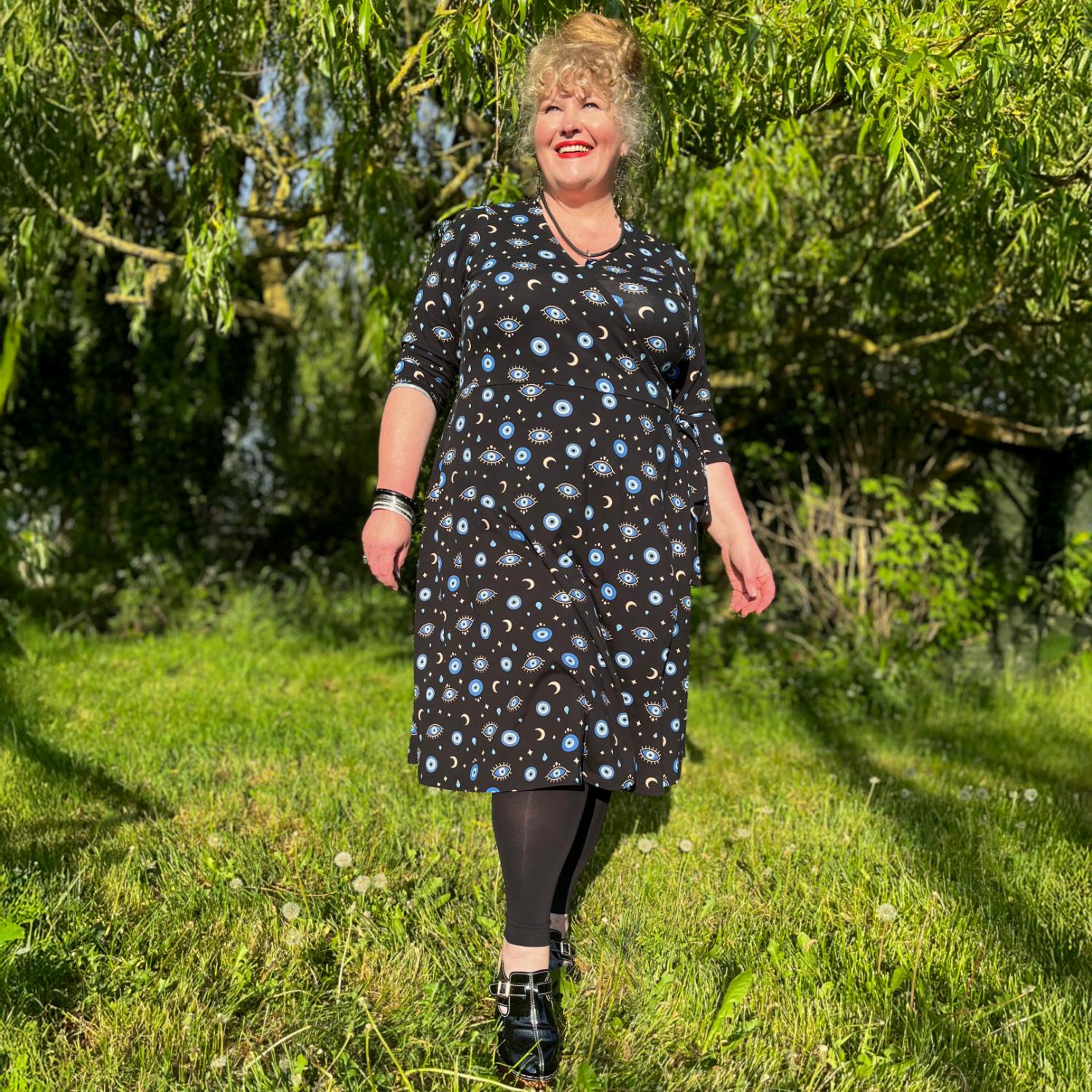 Malocchio Wrap Dress - Image 6