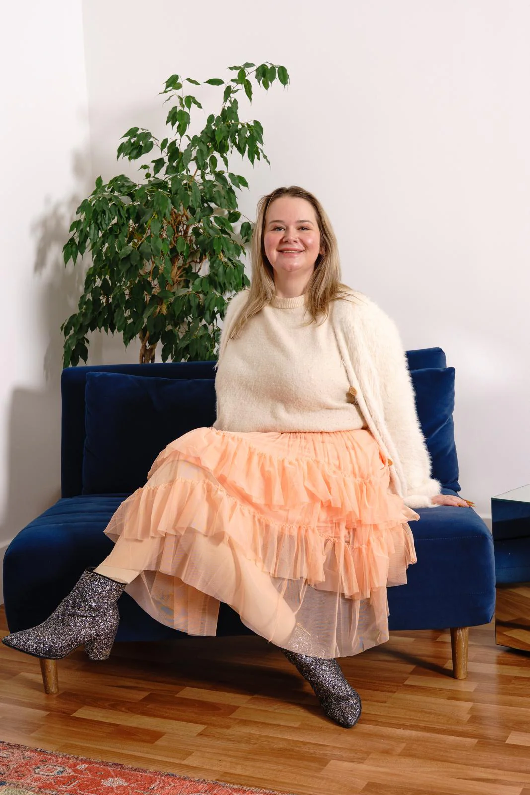 Mesh Skirt - Peach Mousse - Image 3