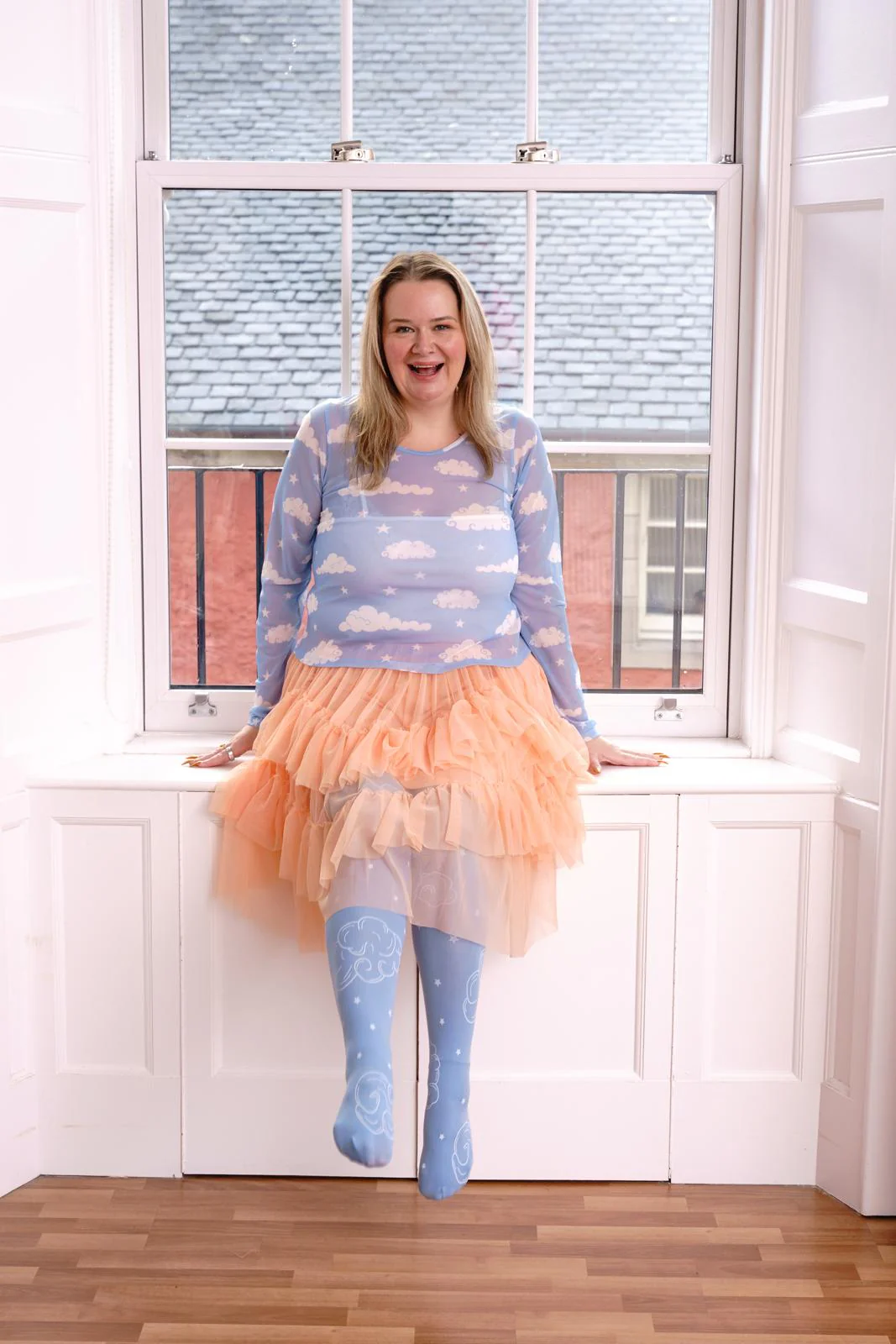 Mesh Skirt - Peach Mousse - Image 4