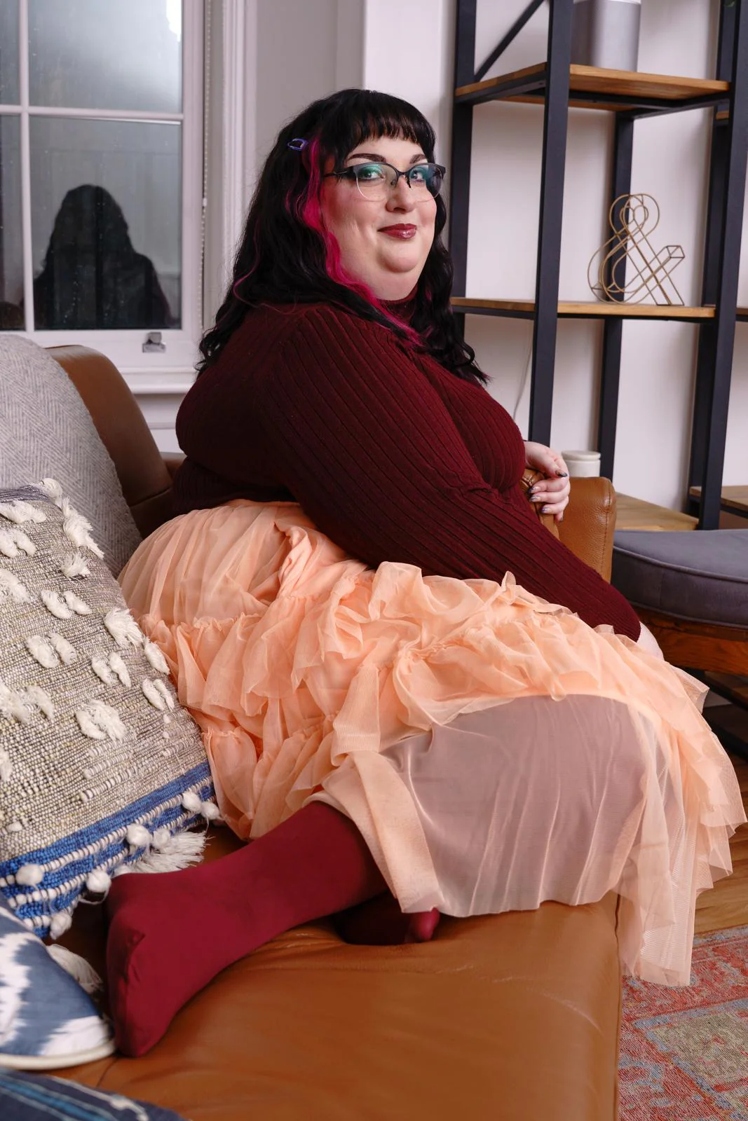 Mesh Skirt - Peach Mousse - Image 5