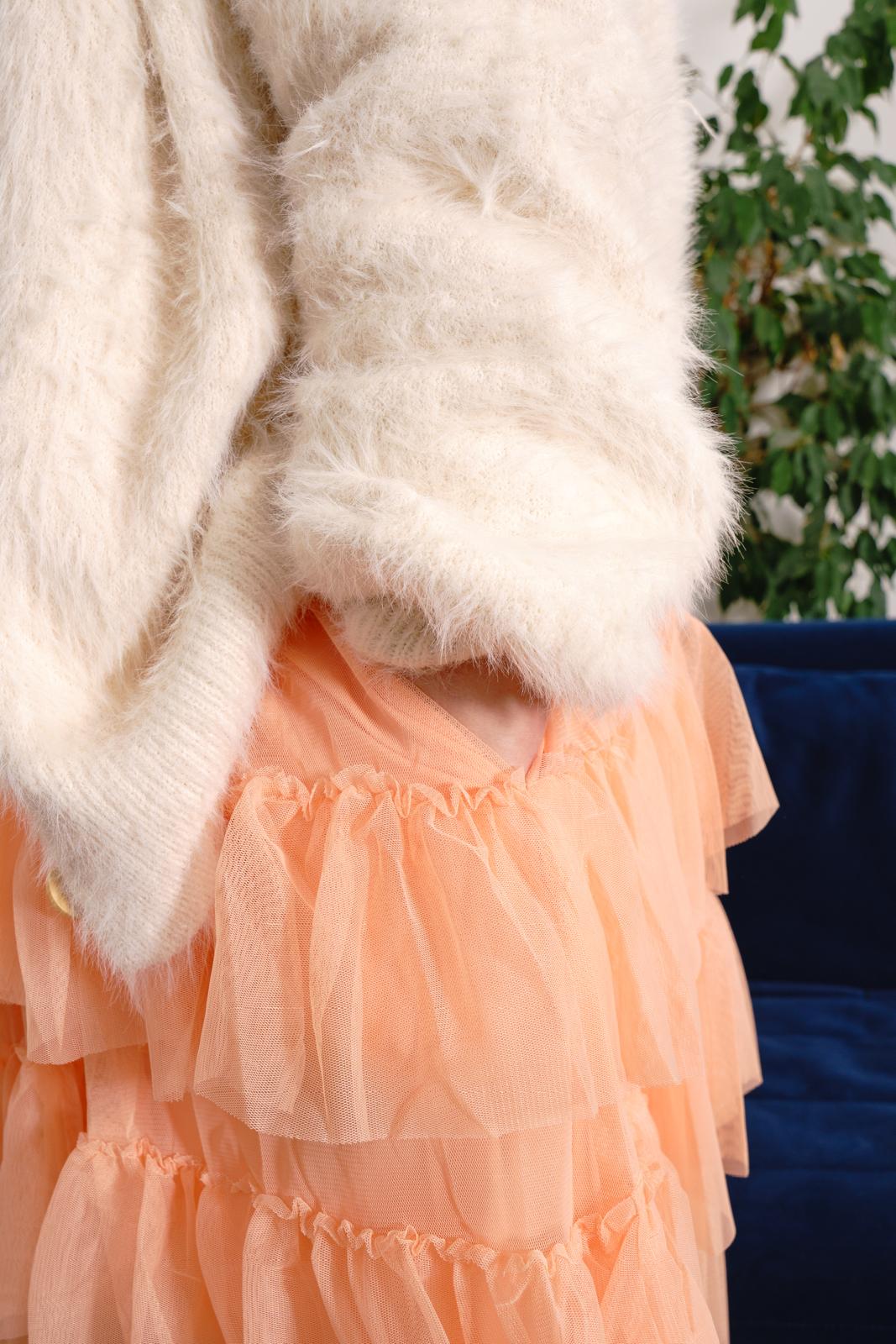 Mesh Skirt - Peach Mousse - Image 6