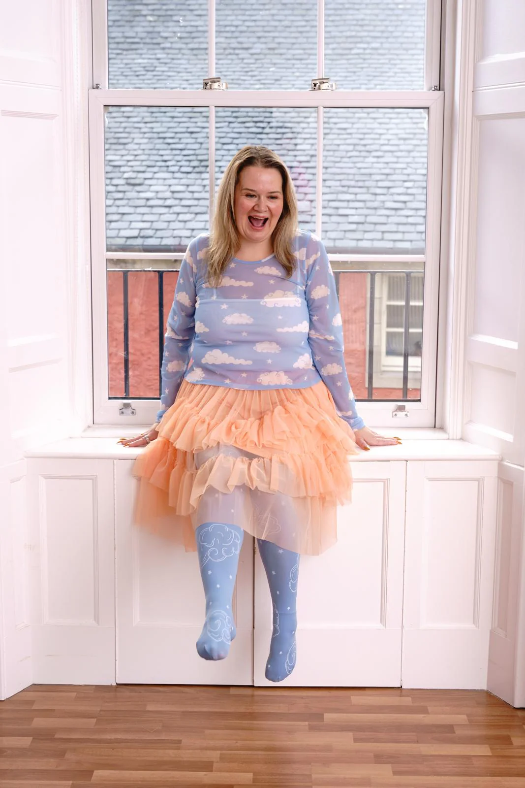 Mesh Skirt - Peach Mousse - Image 7