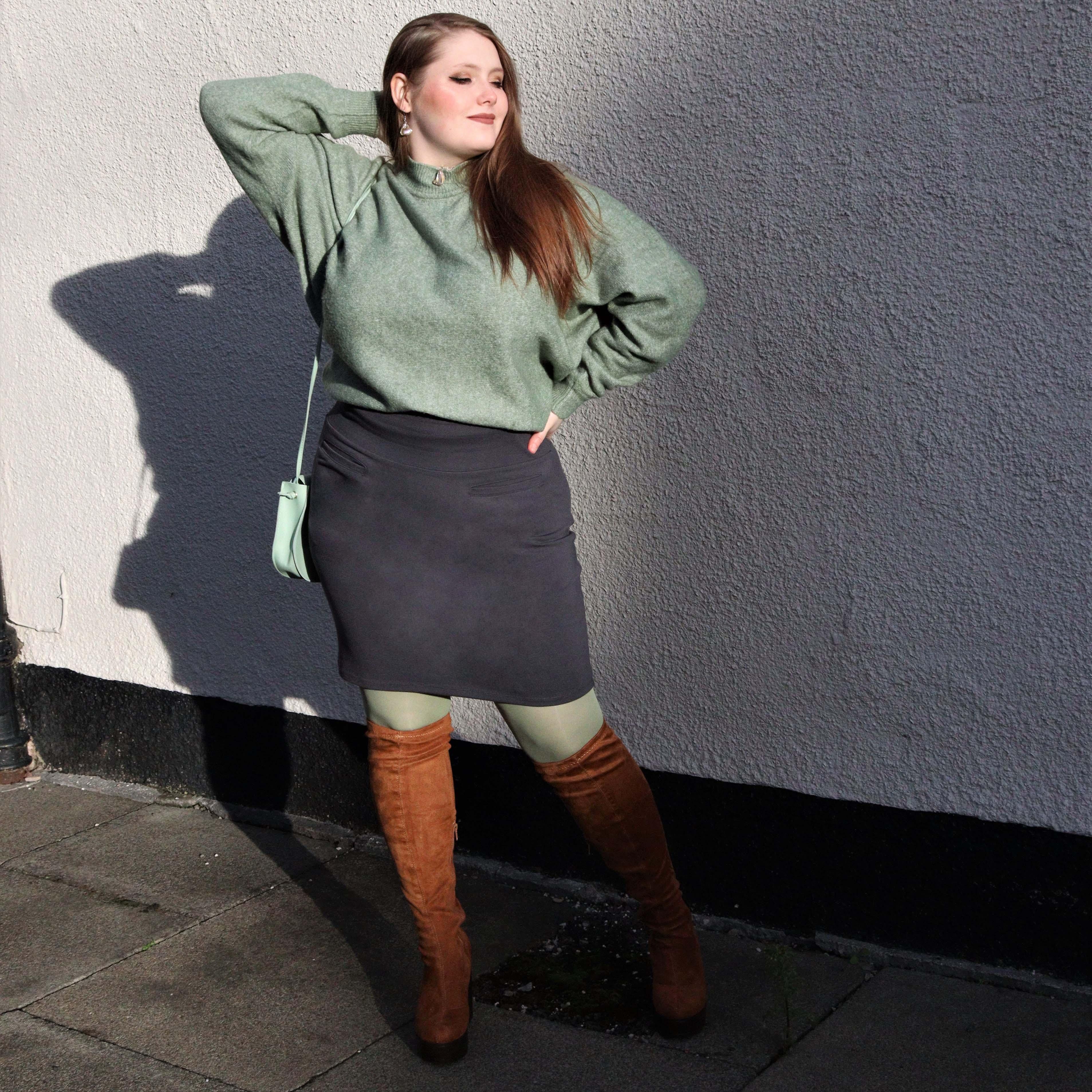 Mini Skirt - Slate Grey - Image 3
