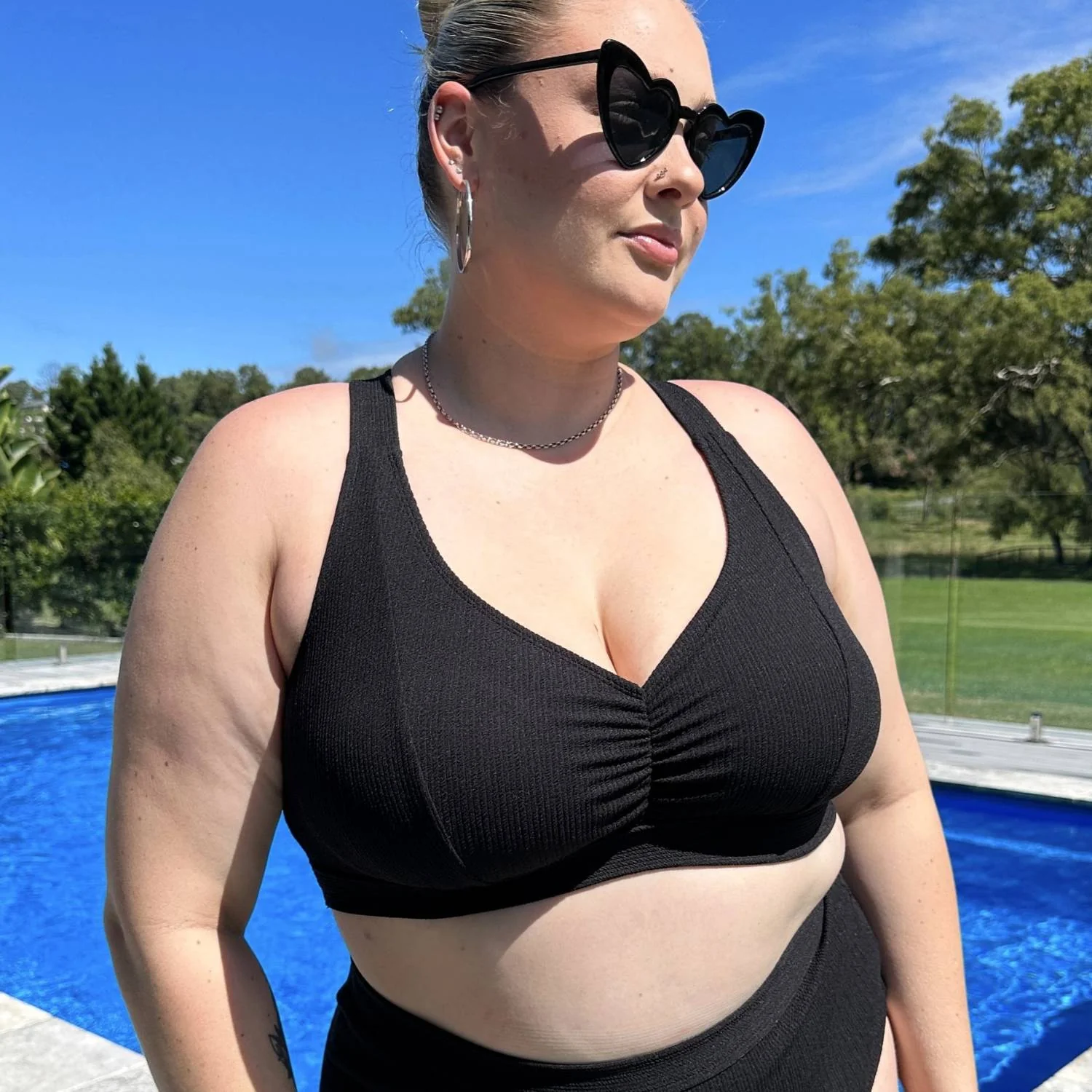 Tidelands Bikini Top - Black - Image 2