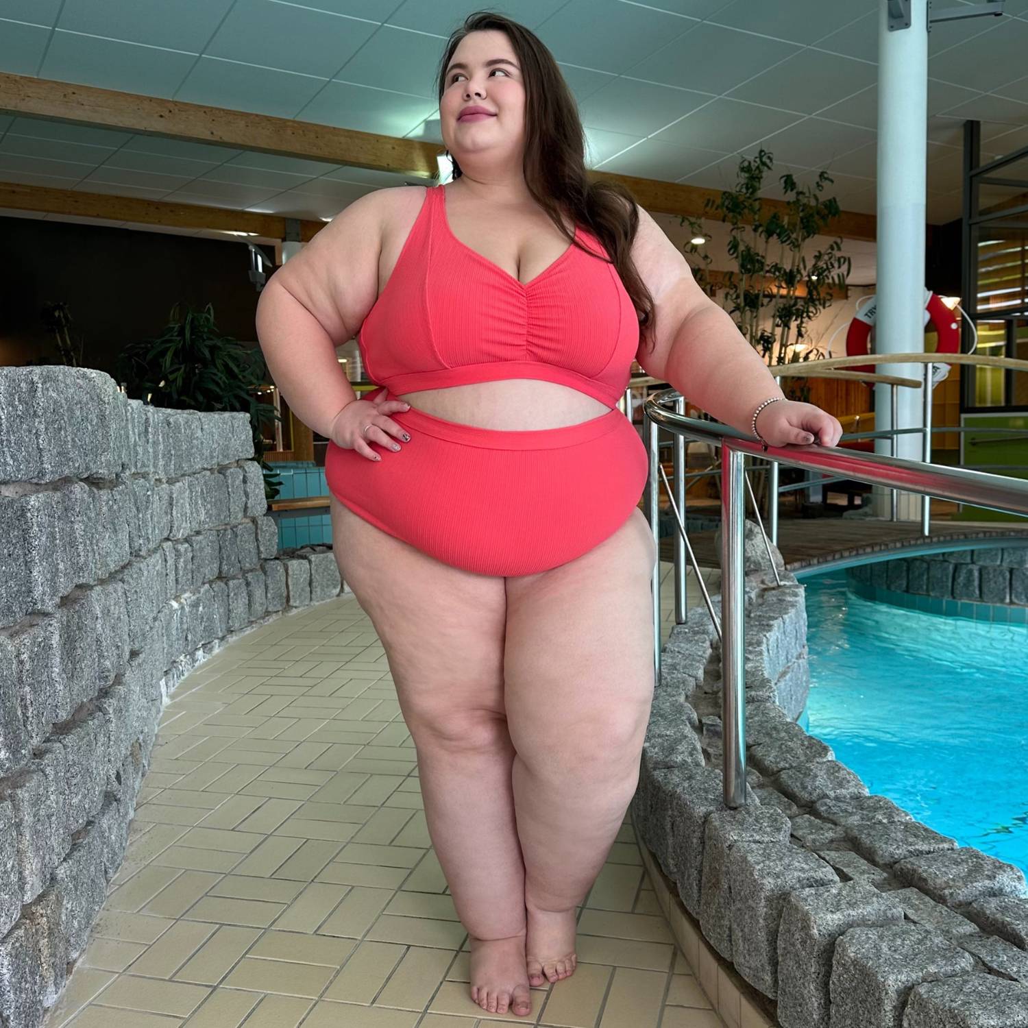 There Can Be Only One Bikini Top - Coral - Image 18