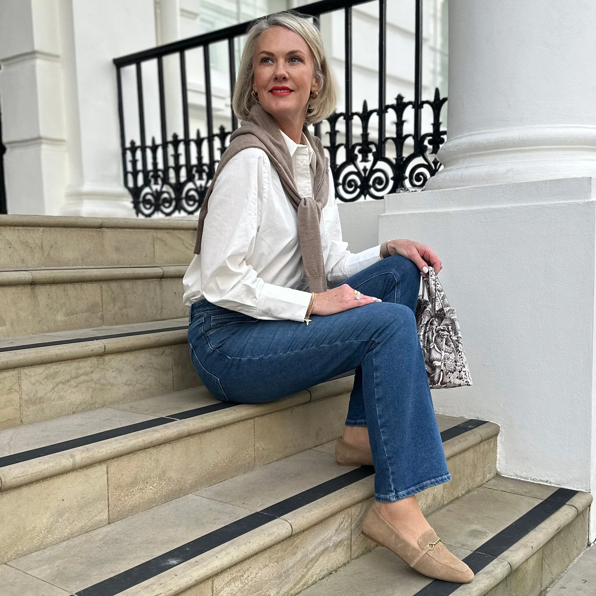 Organic Bootcut Jeans - Atlantic - Image 9