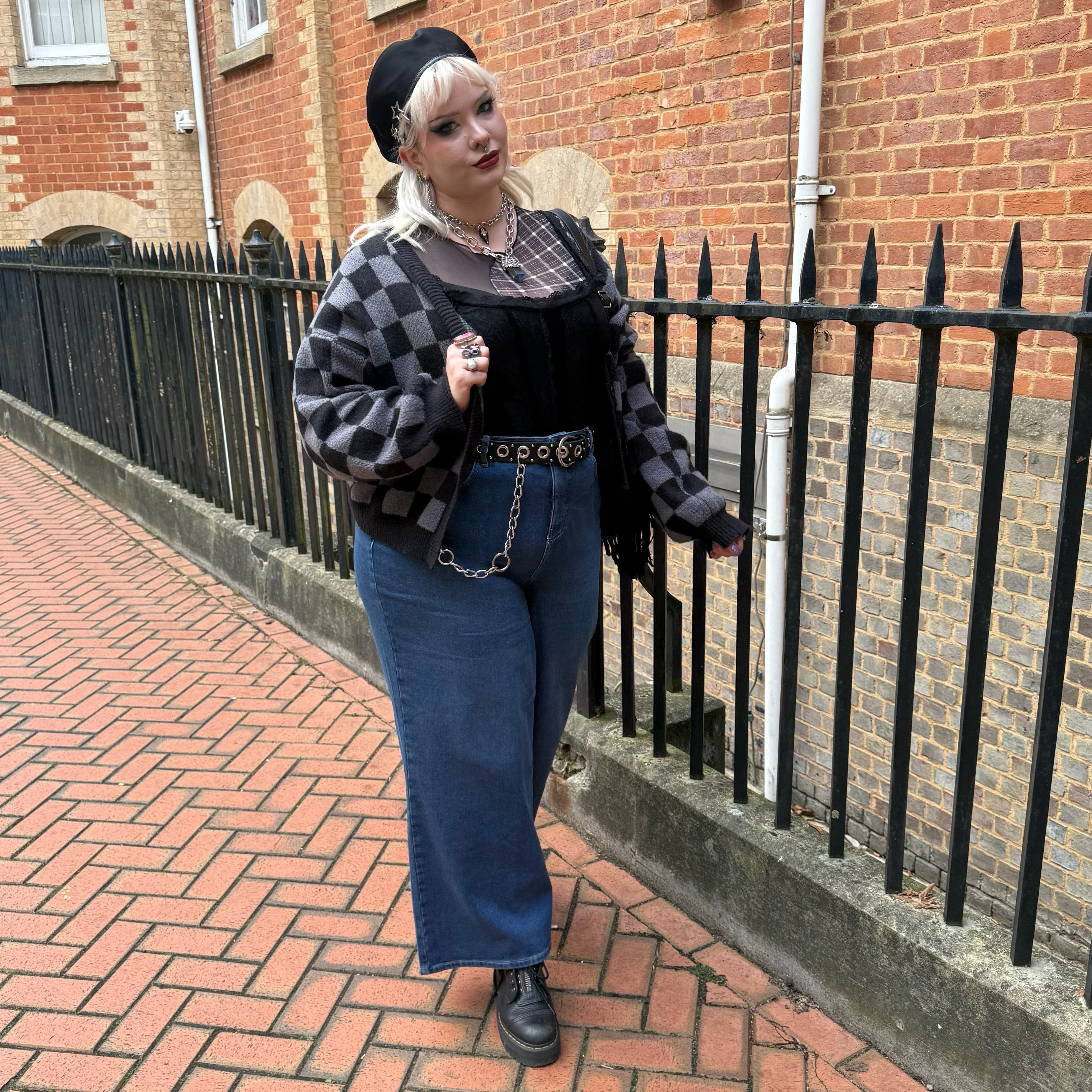Organic Wide Leg Jeans - Atlantic - Image 5