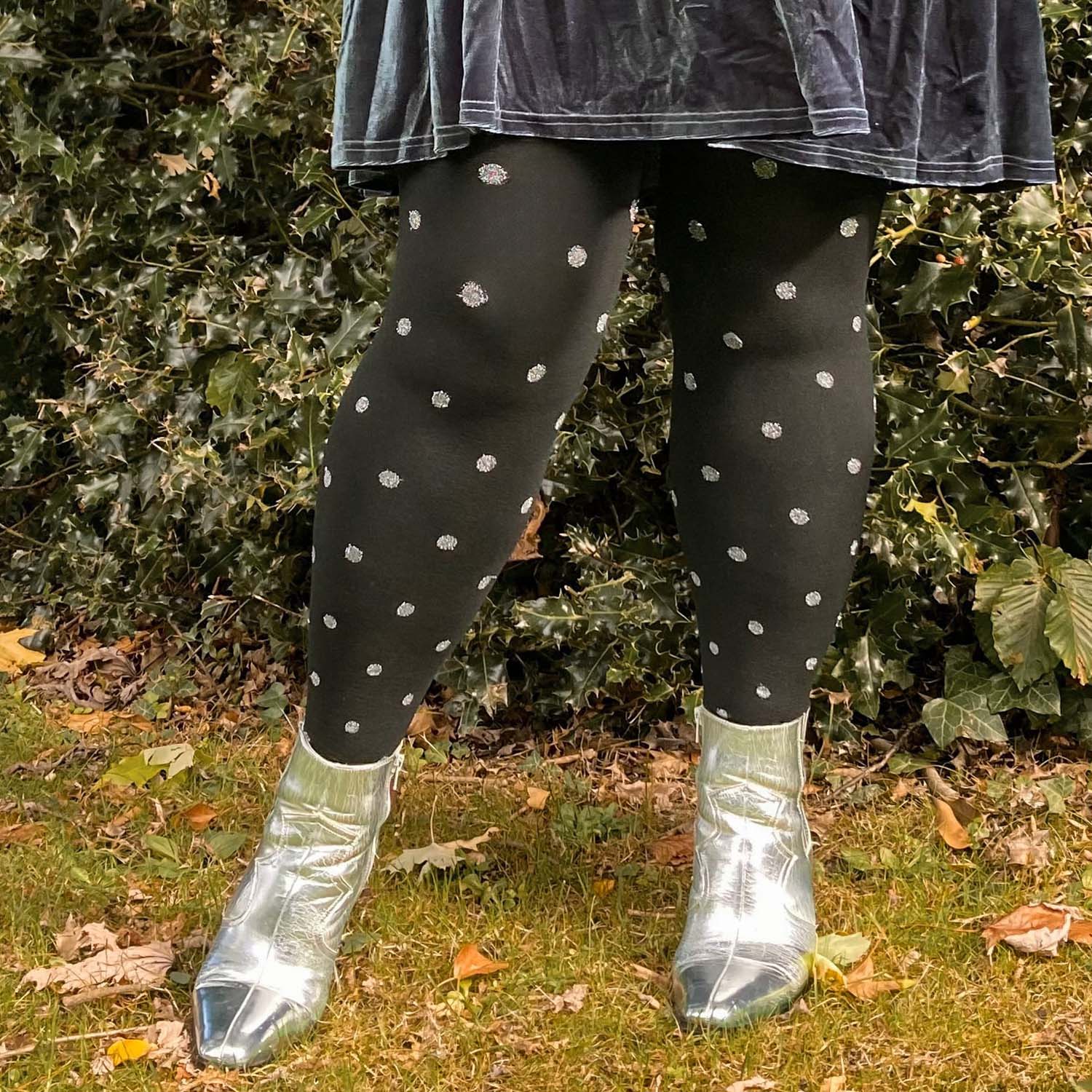 Christmas Tights - Polka Bear - Image 5