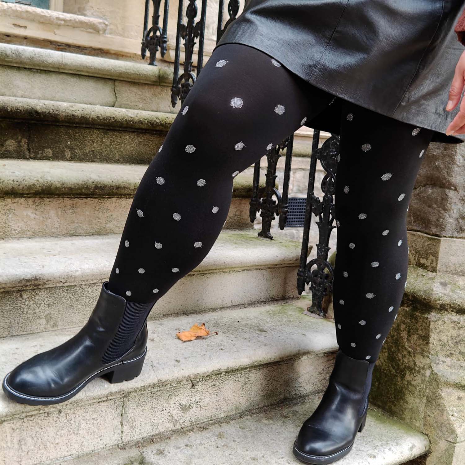 Christmas Tights - Polka Bear - Image 7
