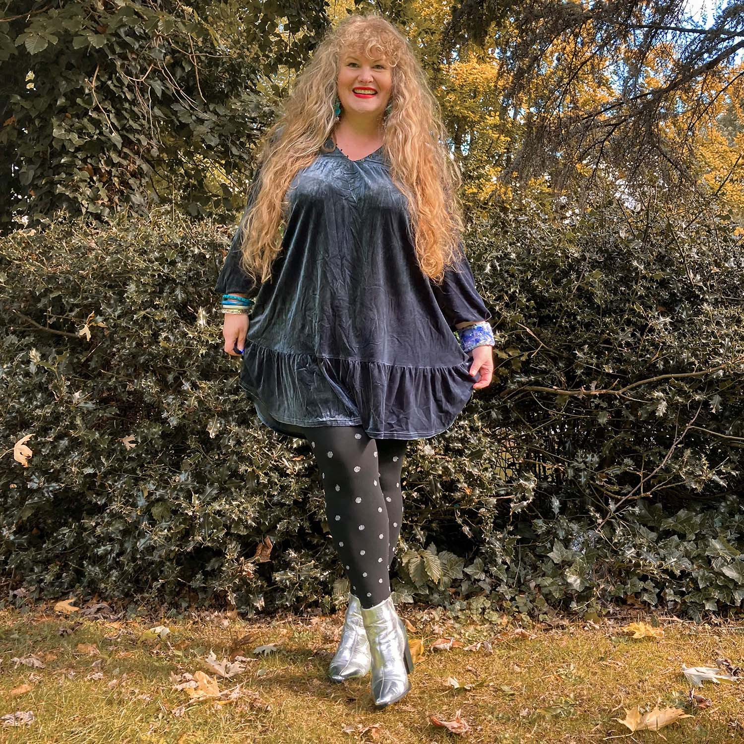 Christmas Tights - Polka Bear - Image 9