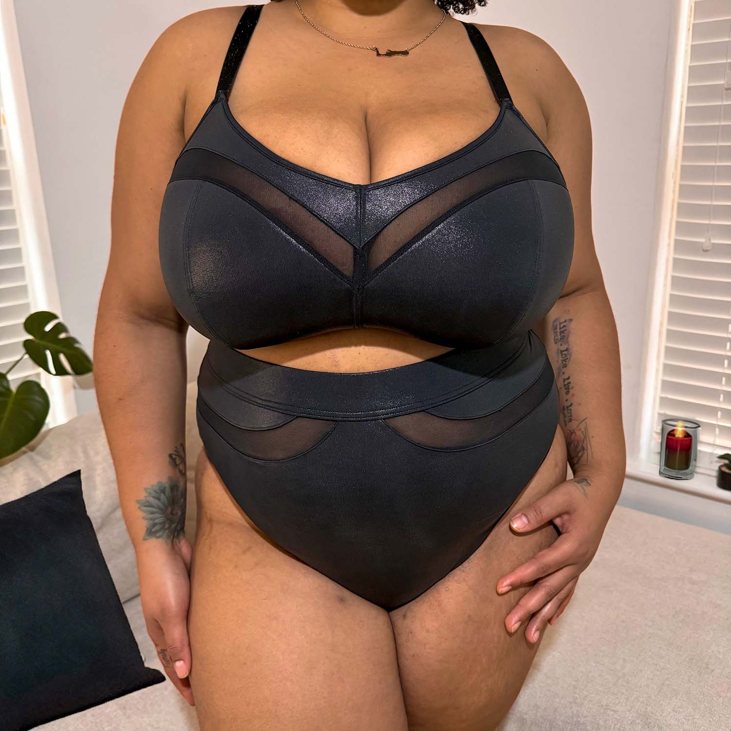 Siren Faux Leather Full Briefs - Image 5